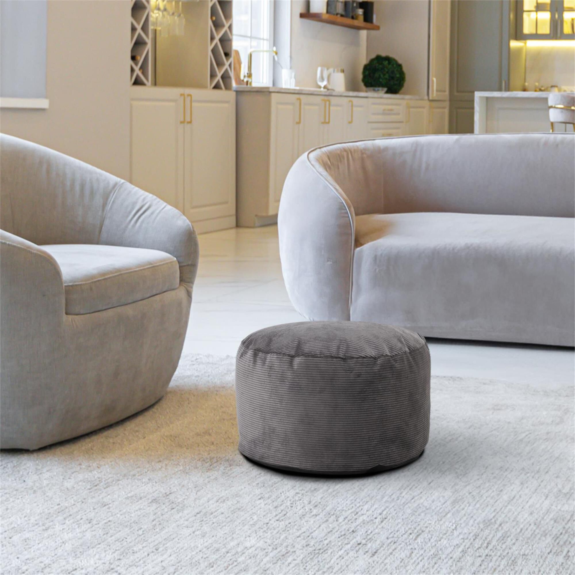 The Pana Pouf Ottoman by Howard Elliott Collection