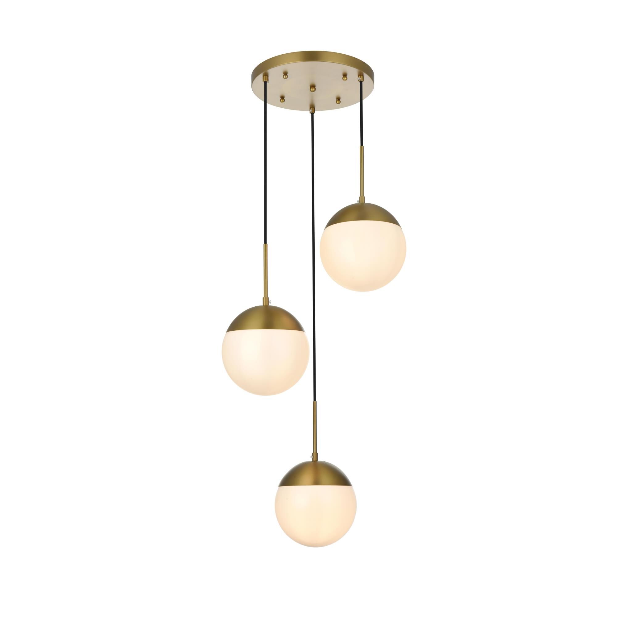 Eclipse 18 Inch Multi Light Pendant by Elegant Lighting