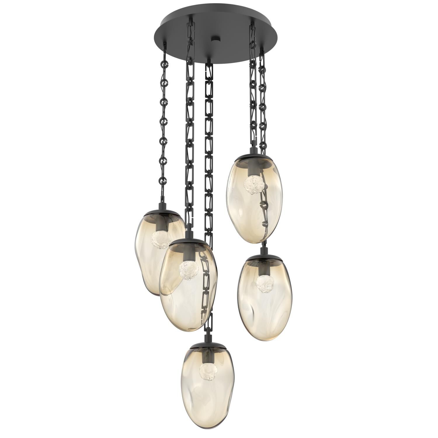 Levi Wilson Meteo Led 22 Inch Multi Light Pendant by Hammerton Studio