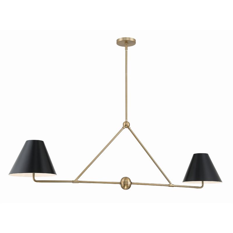 Xavier 54 Inch Linear Chandelier by Crystorama