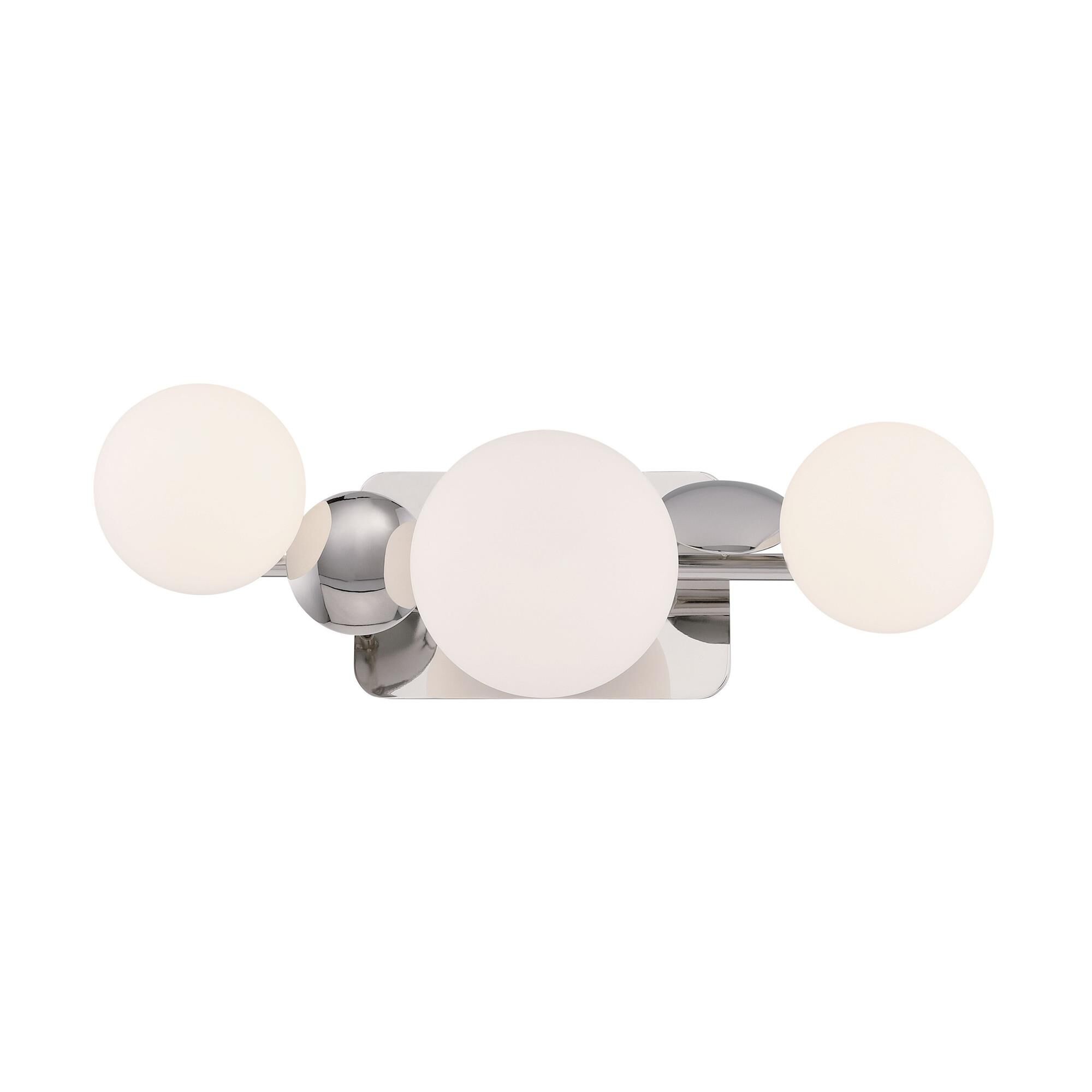 Shown in Nickel finish and Opal glass
