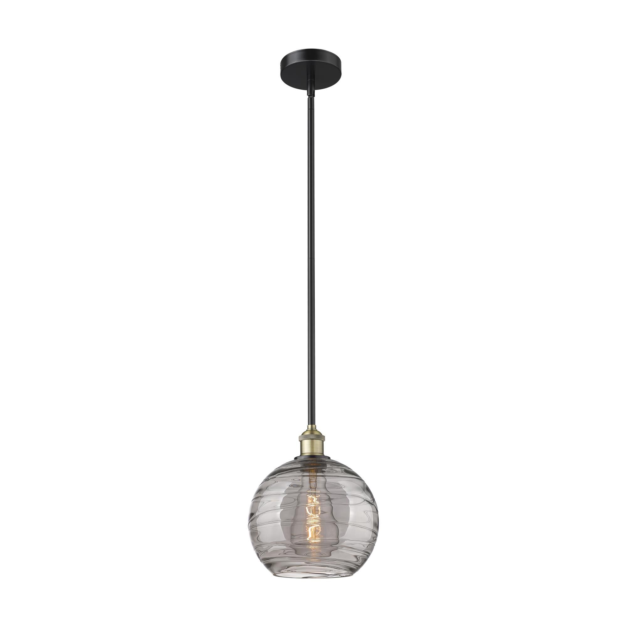 Bruno Marashlian Athens Deco Swirl 10 Inch Mini Pendant by Innovations Lighting
