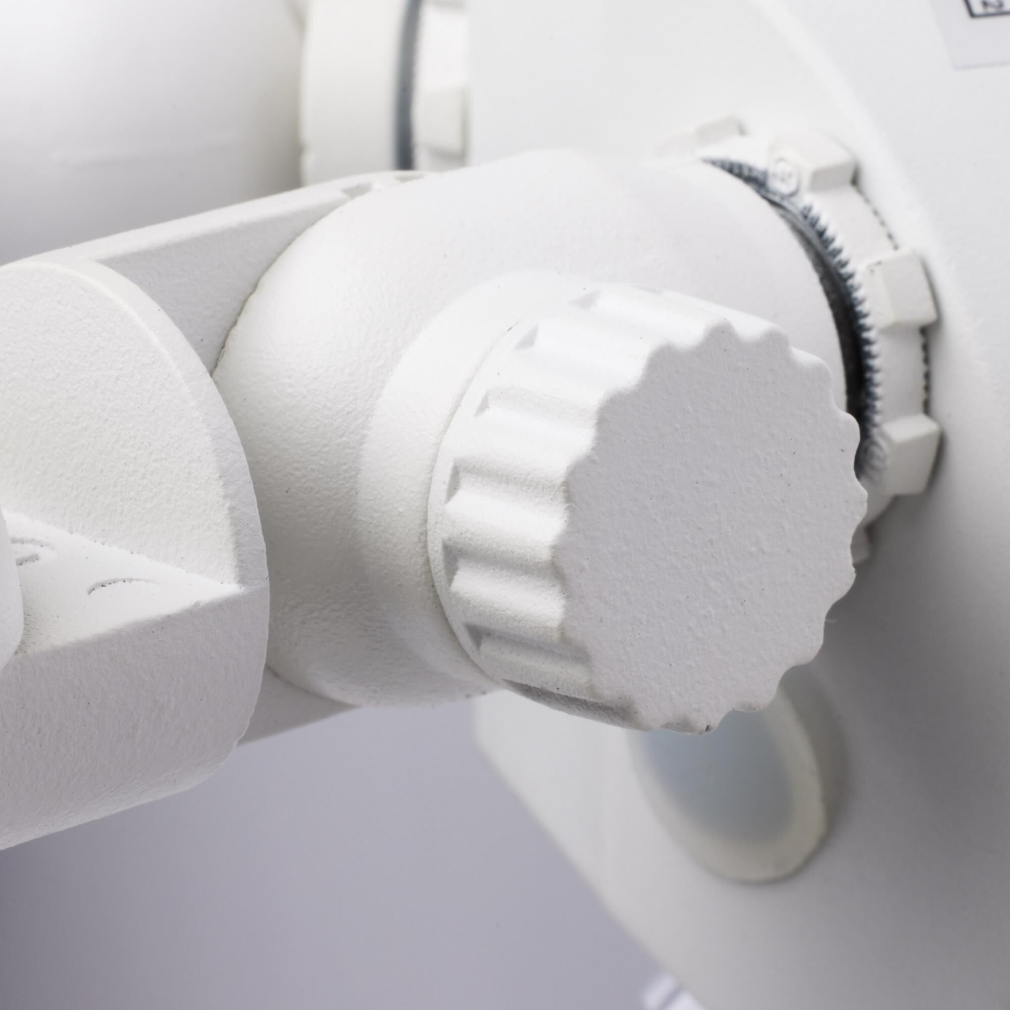 Shown in White finish