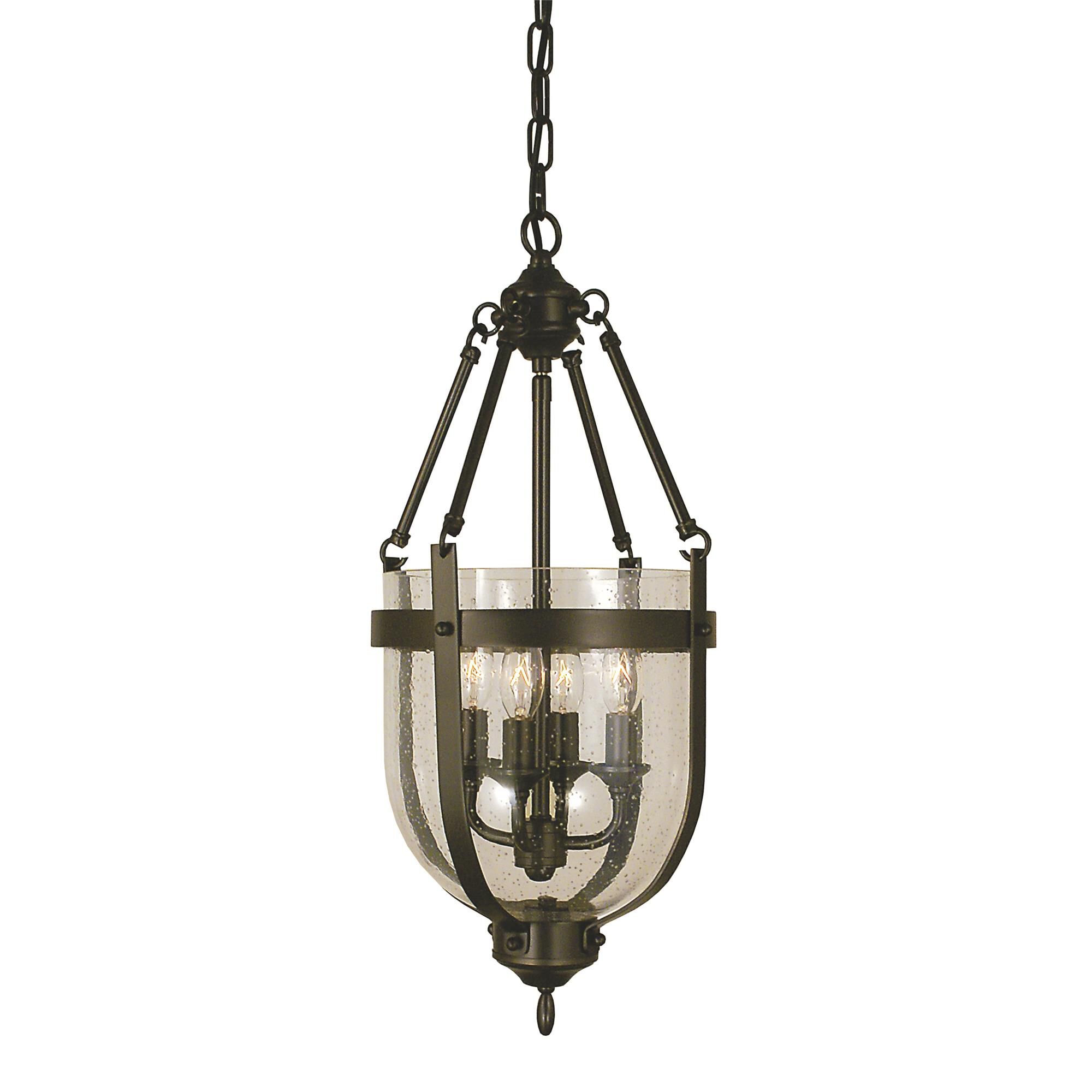 Shown with Clear Seedy Glass shade