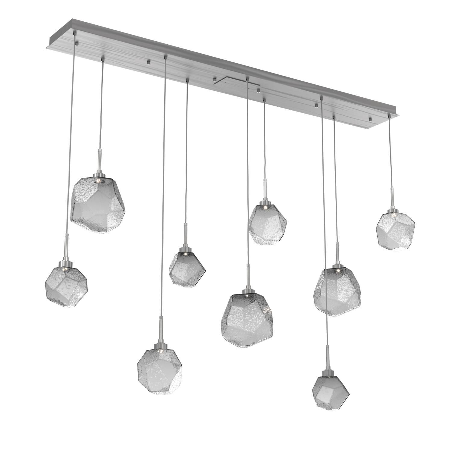 Shown in Classic Silver finish and Smoke glass
