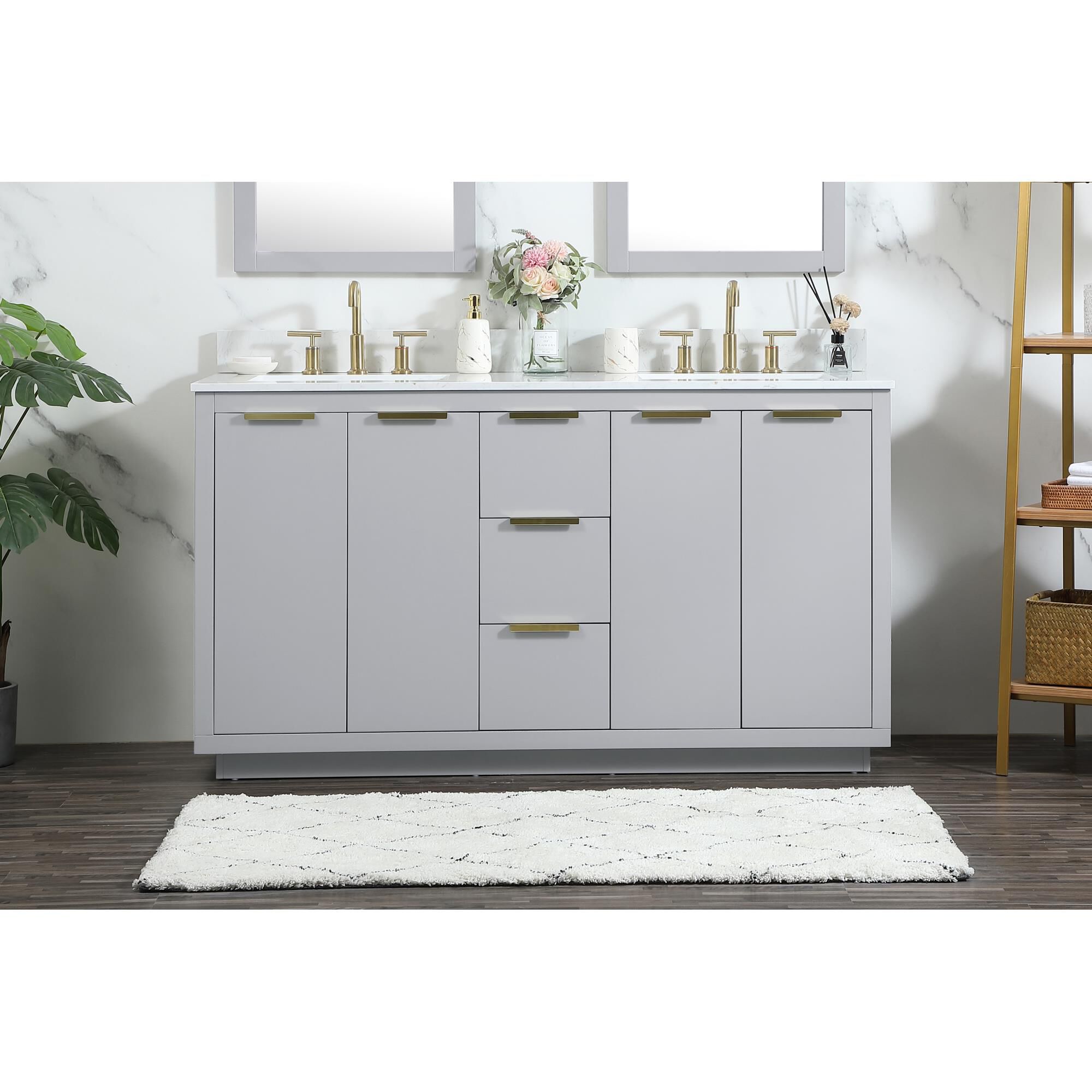 Blake 60 Inch Bath Vanity by Elegant Decor