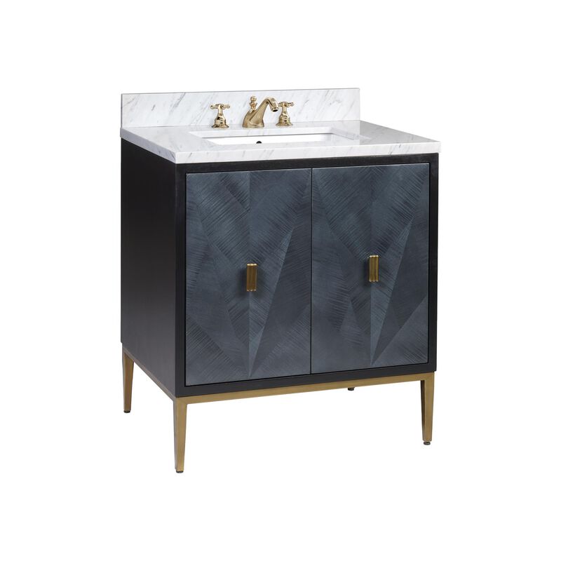 Kallista 30 Inch Bath Vanity Cabinet by Currey & Company