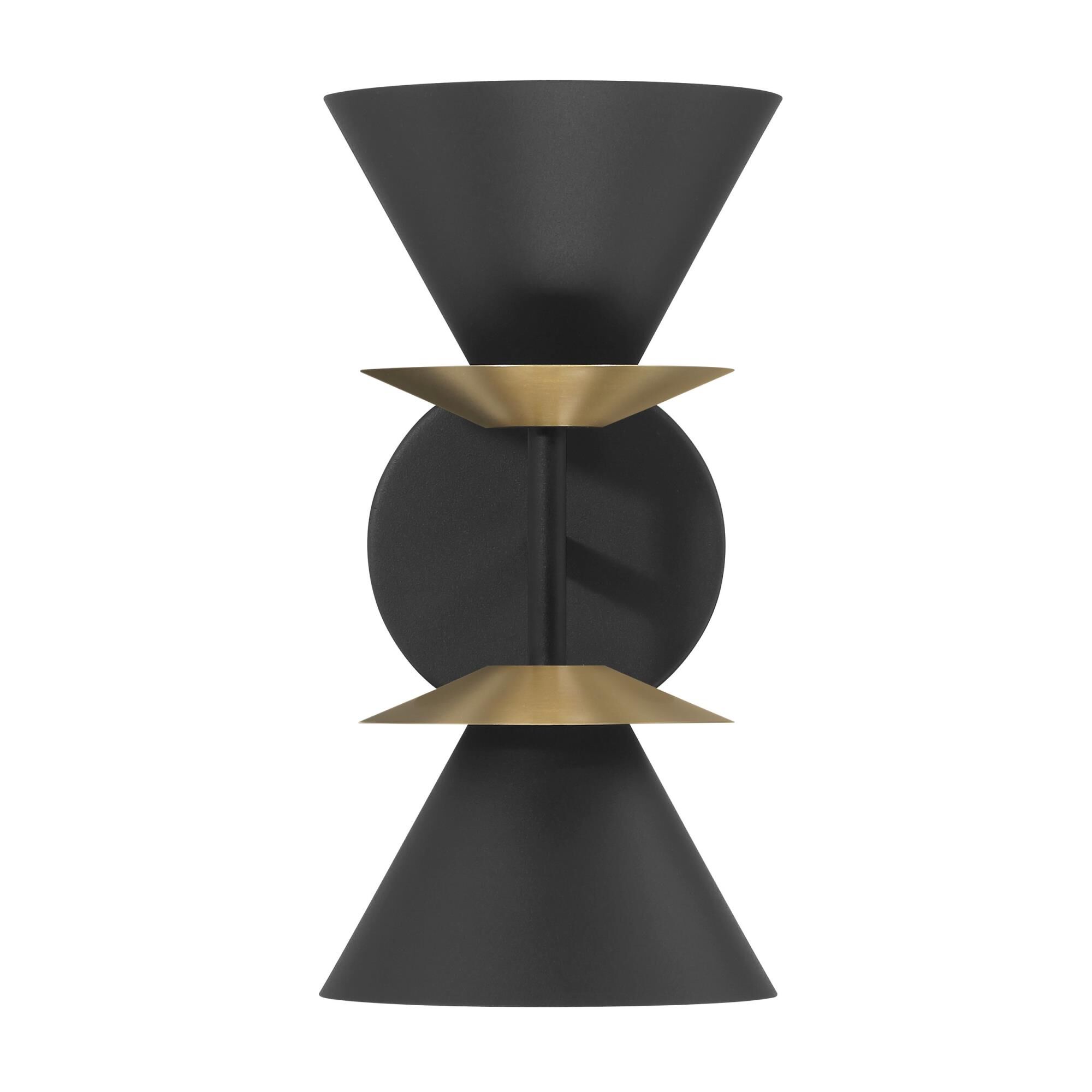 Shown in Textured Black finish and Textured Black shade