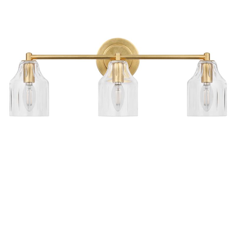 Alexa Hampton Augusta 22 Inch 3 Light Bath Vanity Light by Visual Comfort Studio