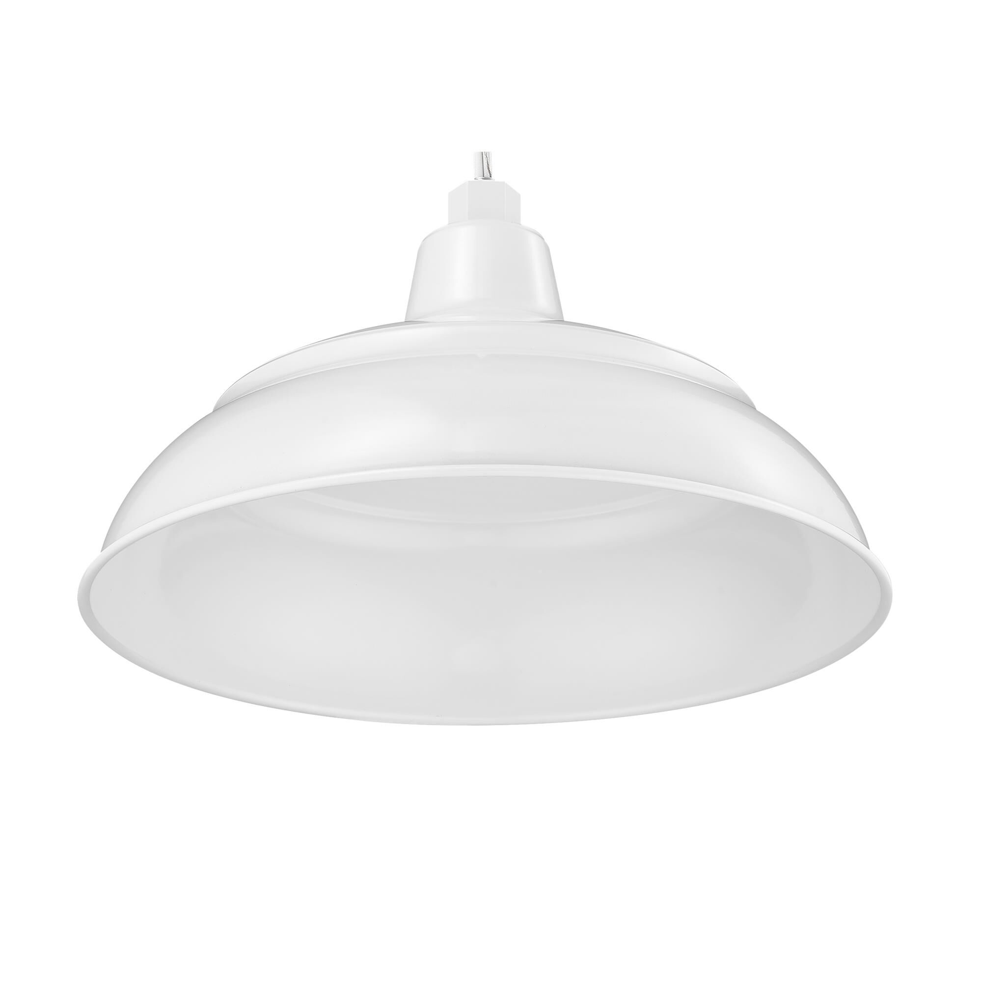 Shown in White finish