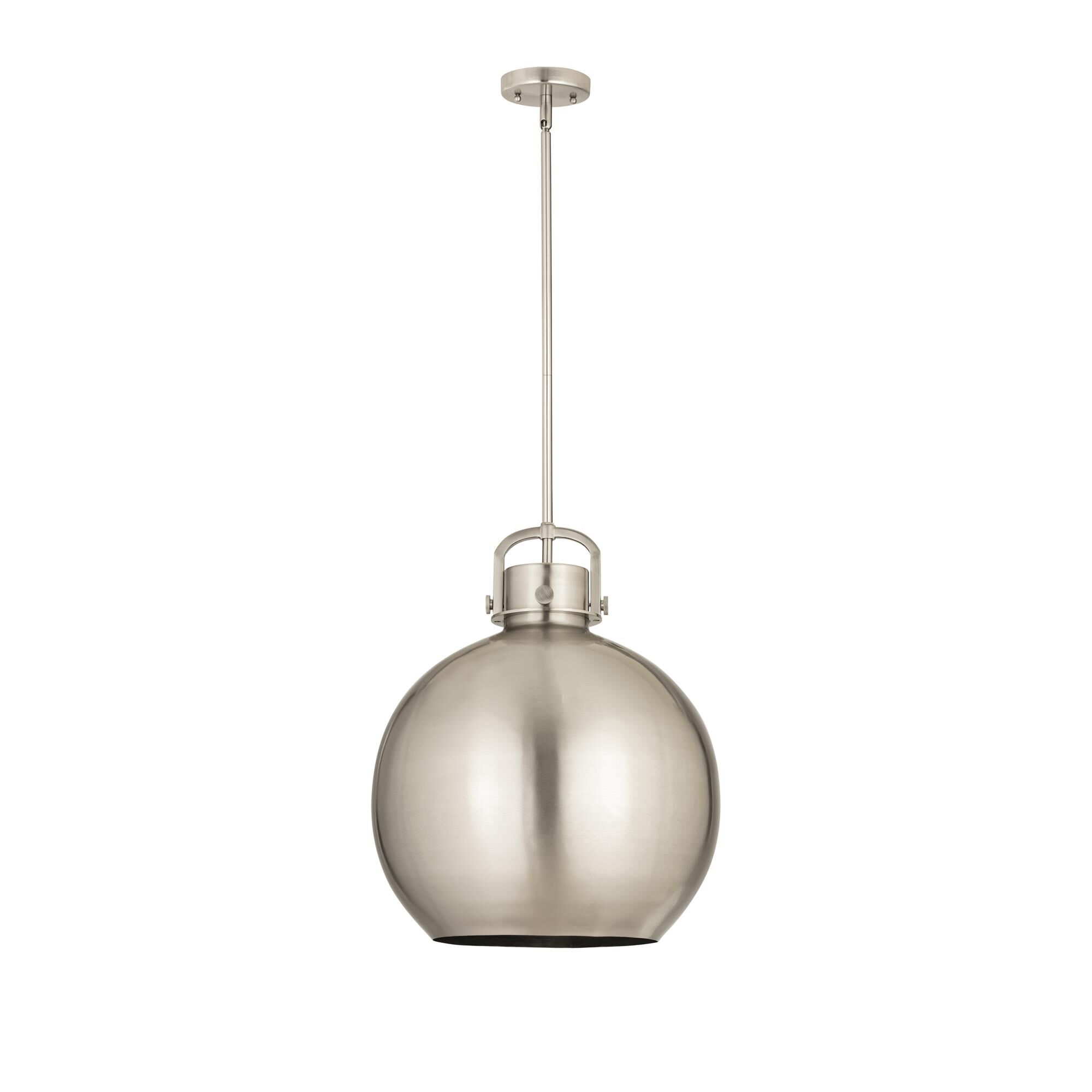 Shown in Satin Nickel finish and Satin Nickel Steel shade
