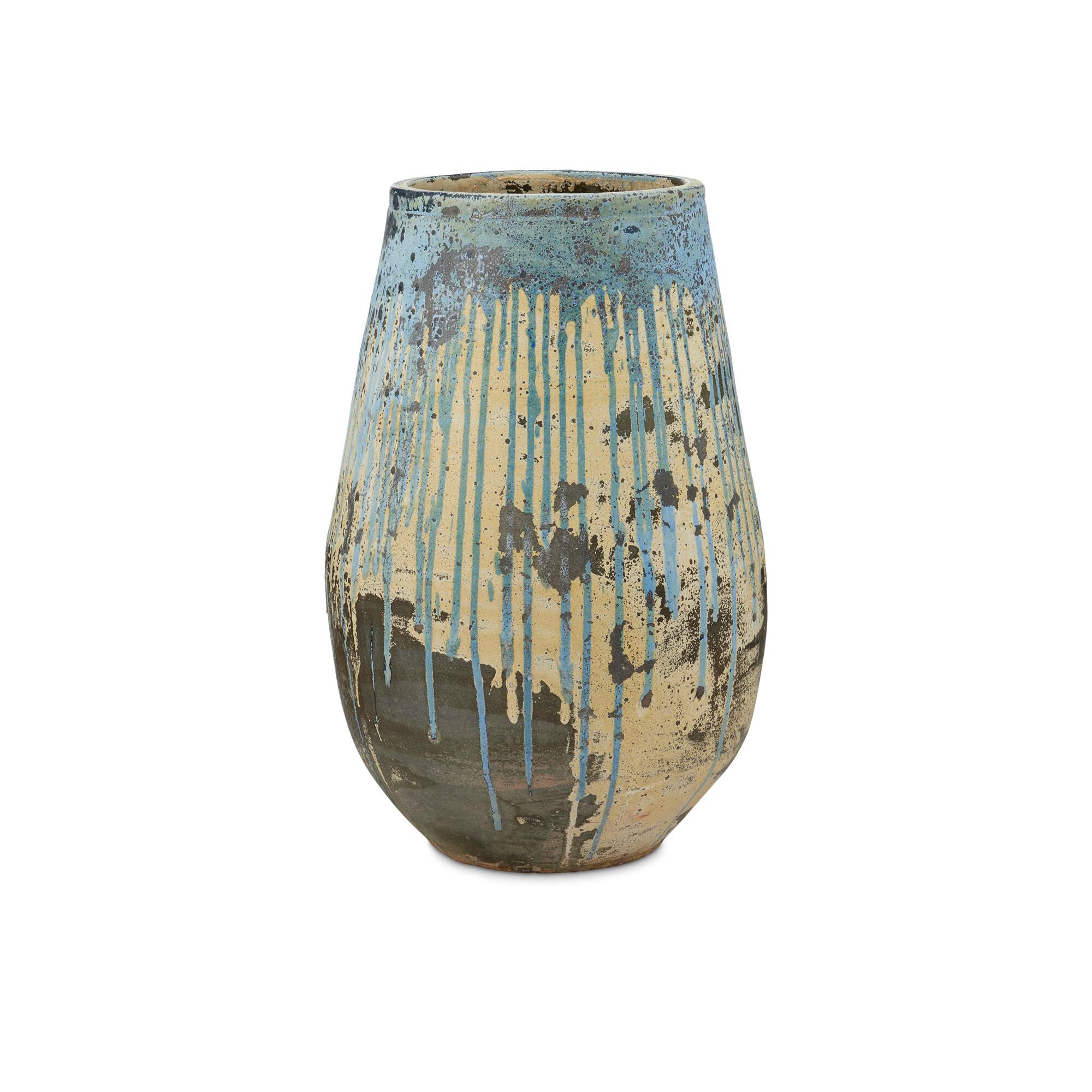 Shown in Greenish White, Blue Drip finish