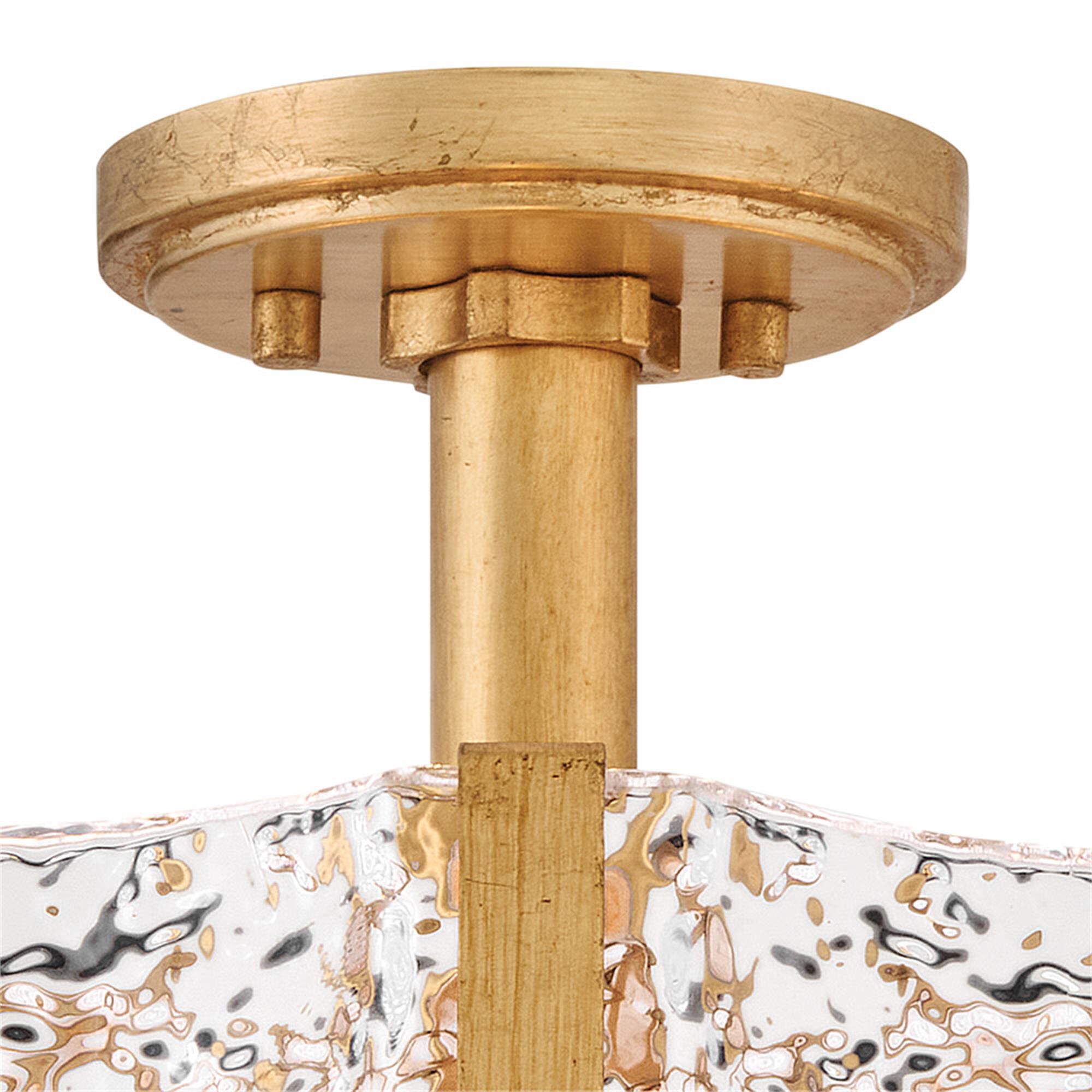 Florian 20 Inch 5 Light Semi Flush Mount,