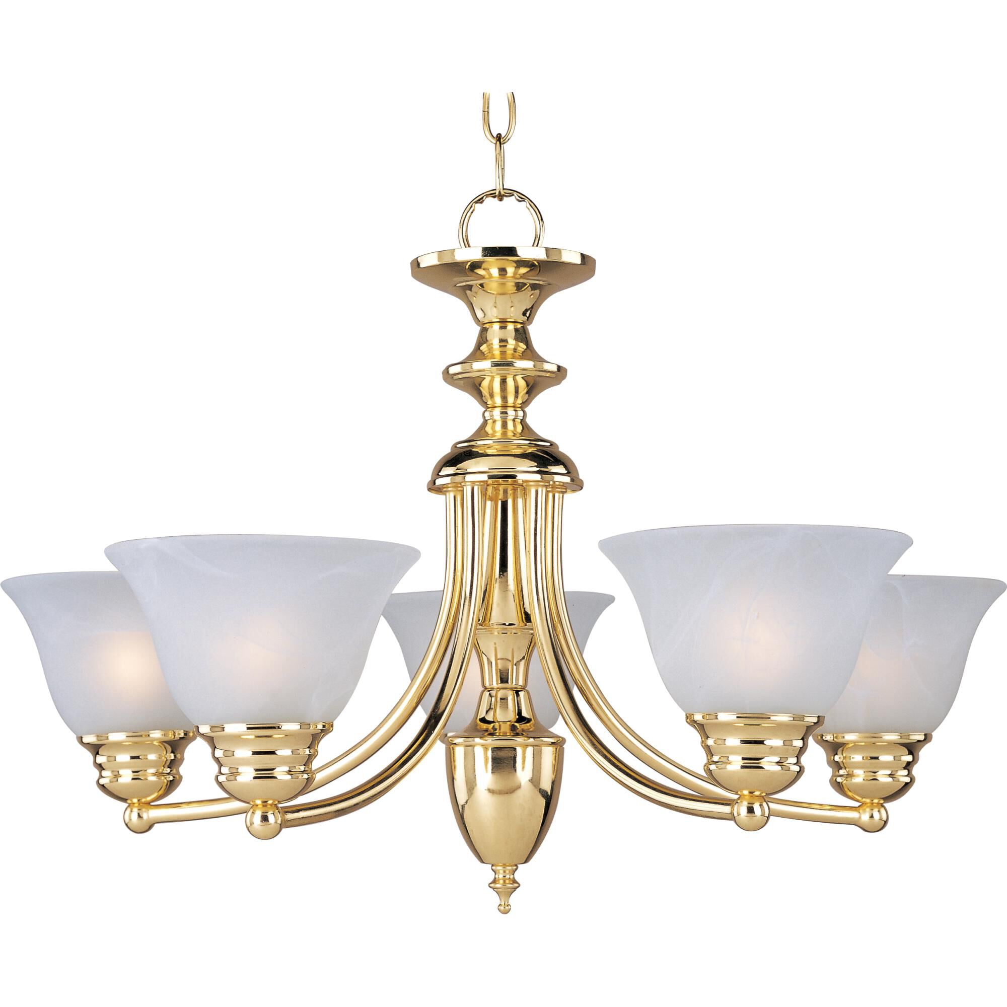 Malaga 25 Inch 5 Light Chandelier by Maxim Lighting