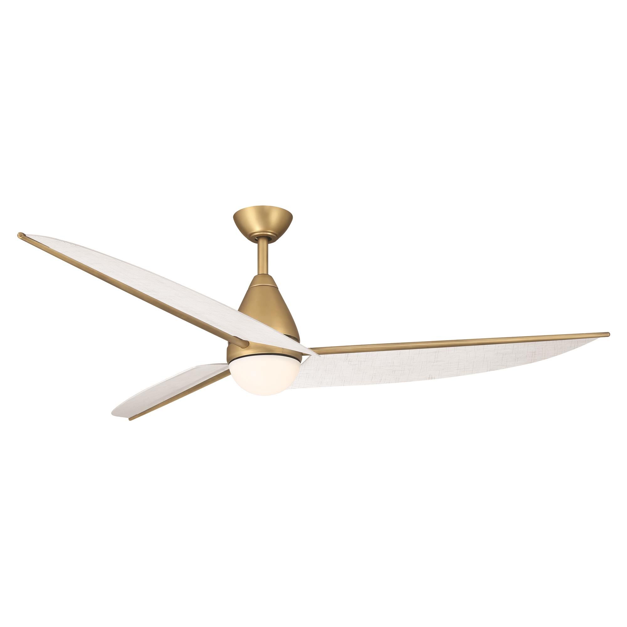 Shown in Heritage Brass finish and White shade