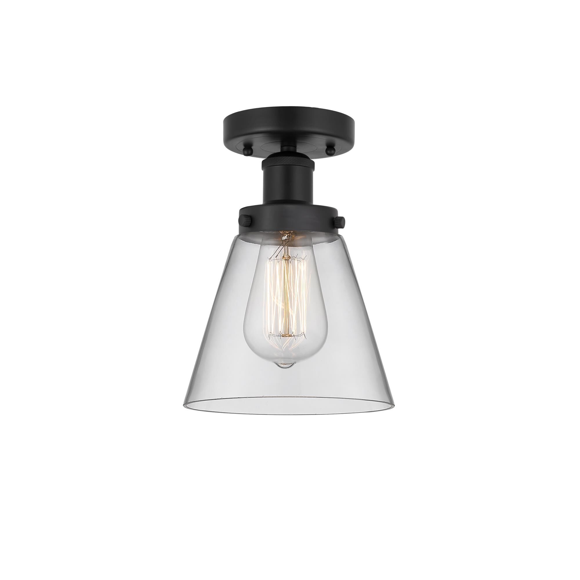 Bruno Marashlian Cone 6 Inch 1 Light Semi Flush Mount by Innovations Lighting