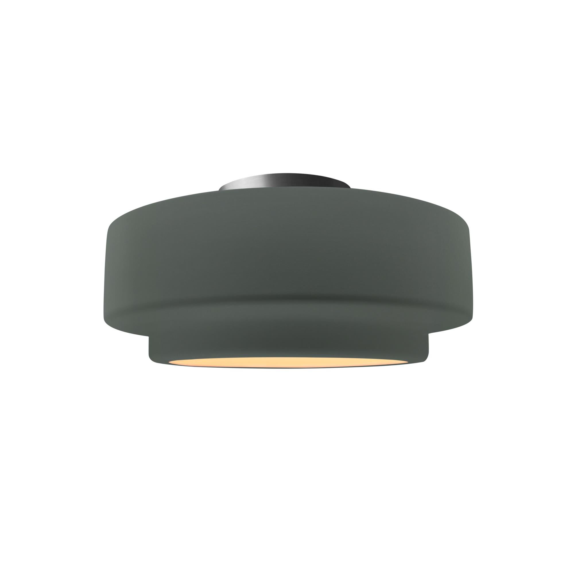 Tier 12 Inch Semi Flush Mount by Justice Design Group