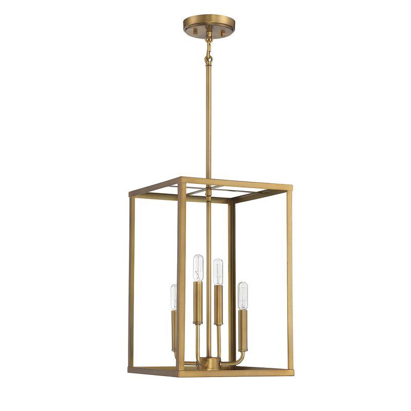 12 Inch LED Cage Pendant by Meridian Lighting