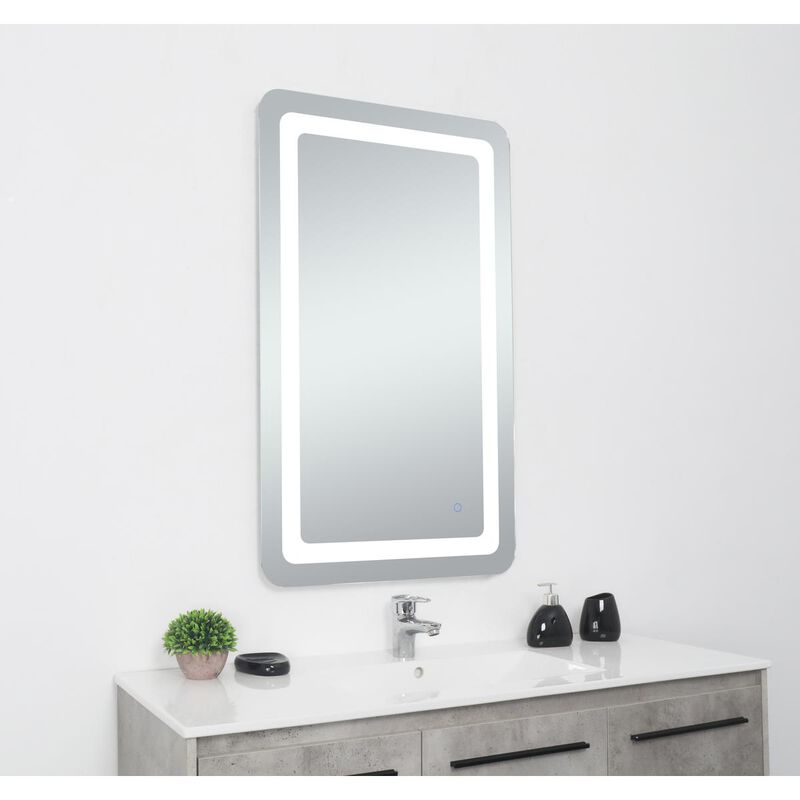 Genesis 40 Inch LED Lighted Mirror by Elegant Decor