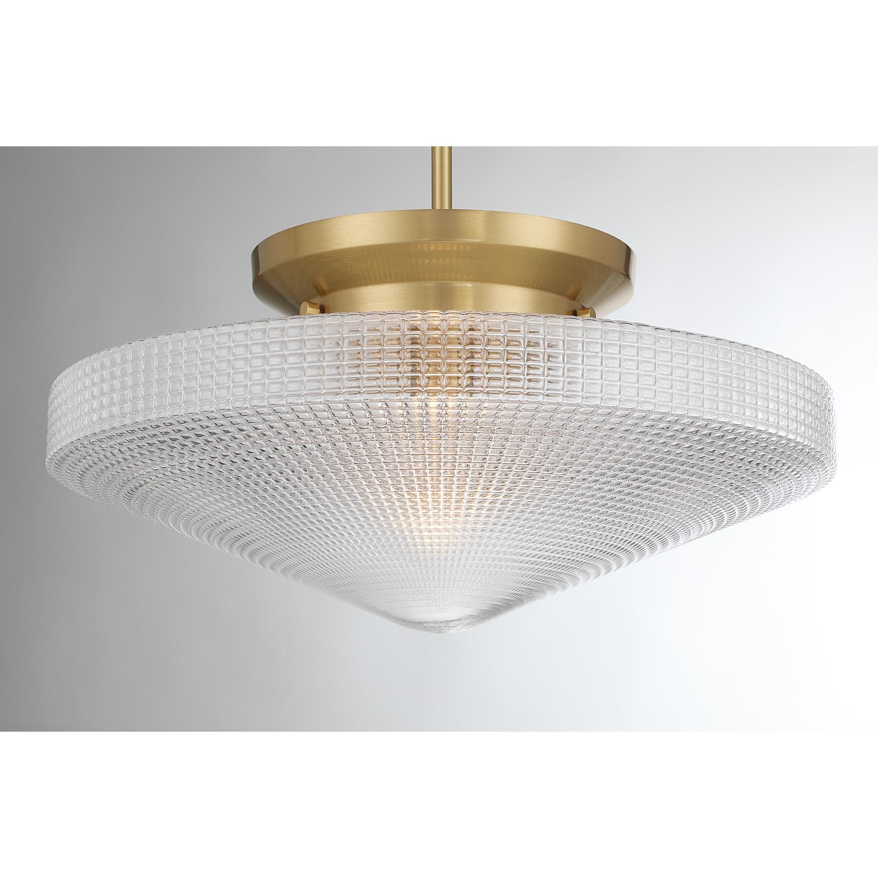 Norwich 18 Inch Semi Flush Mount by Savoy House