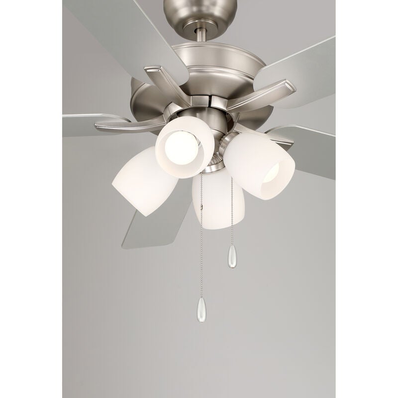 52 Inch Ceiling Fan with Light Kit by Meridian Lighting