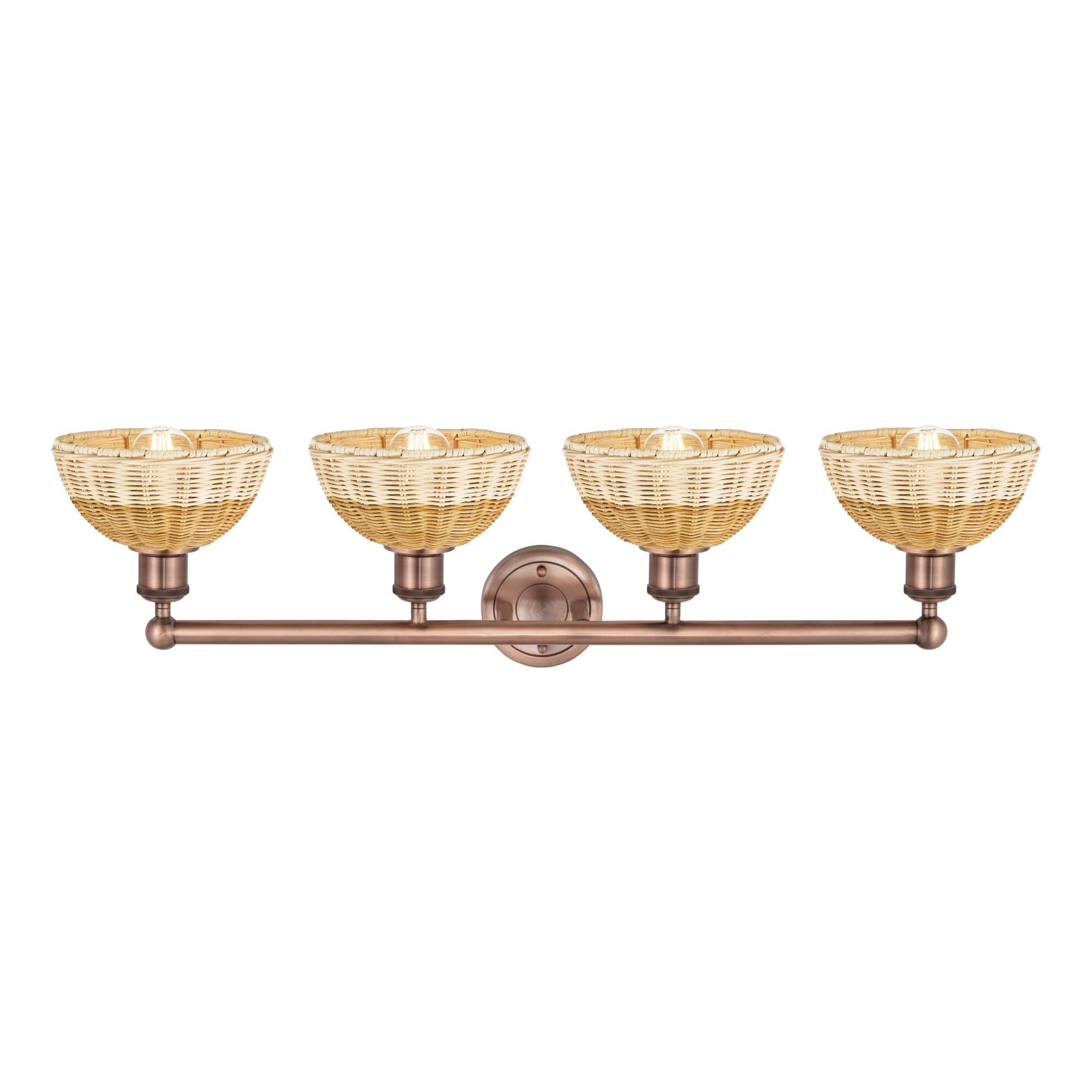Bruno Marashlian Bristol Natural II 35 Inch Bath Vanity Light by Innovations Lighting