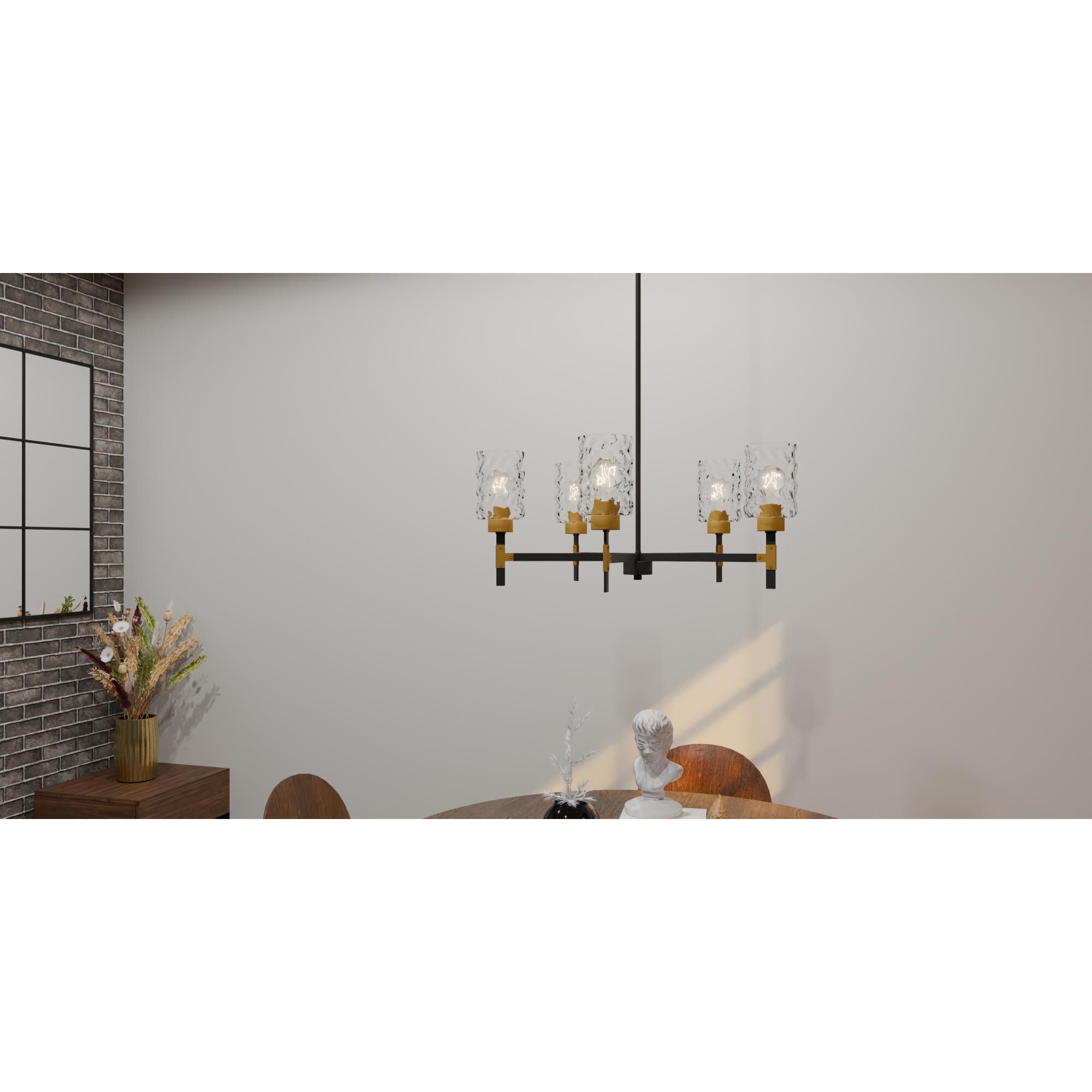 Carly 28 Inch 5 Light Chandelier by Quoizel