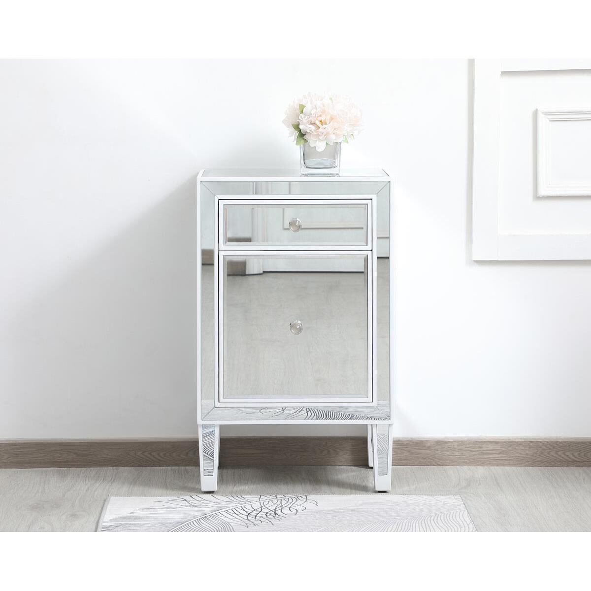 Shown in White finish