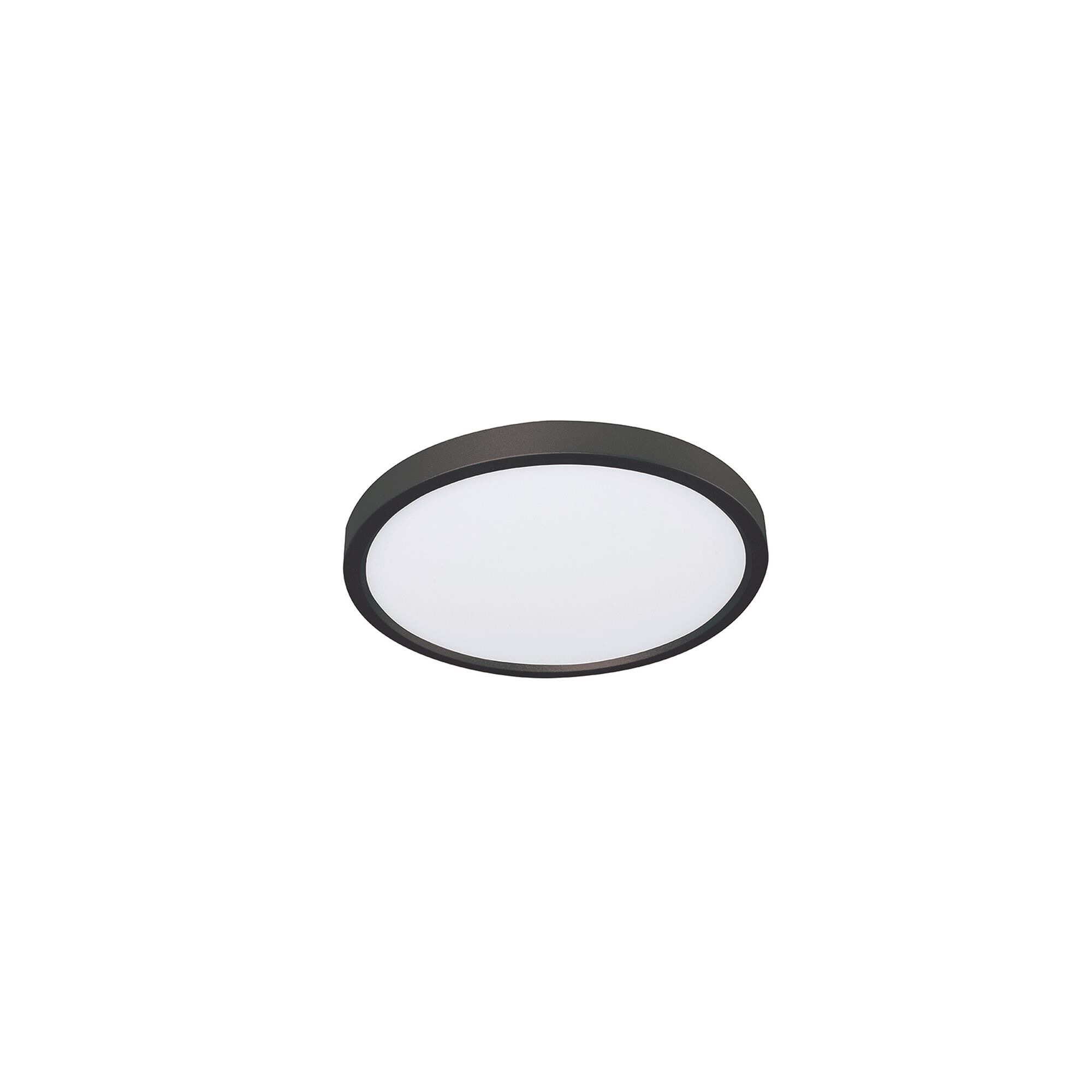 AFX Lighting Edge Round 12 Inch Flush Mount Edge Round - EGRF12LAJD5BK - Modern Contemporary