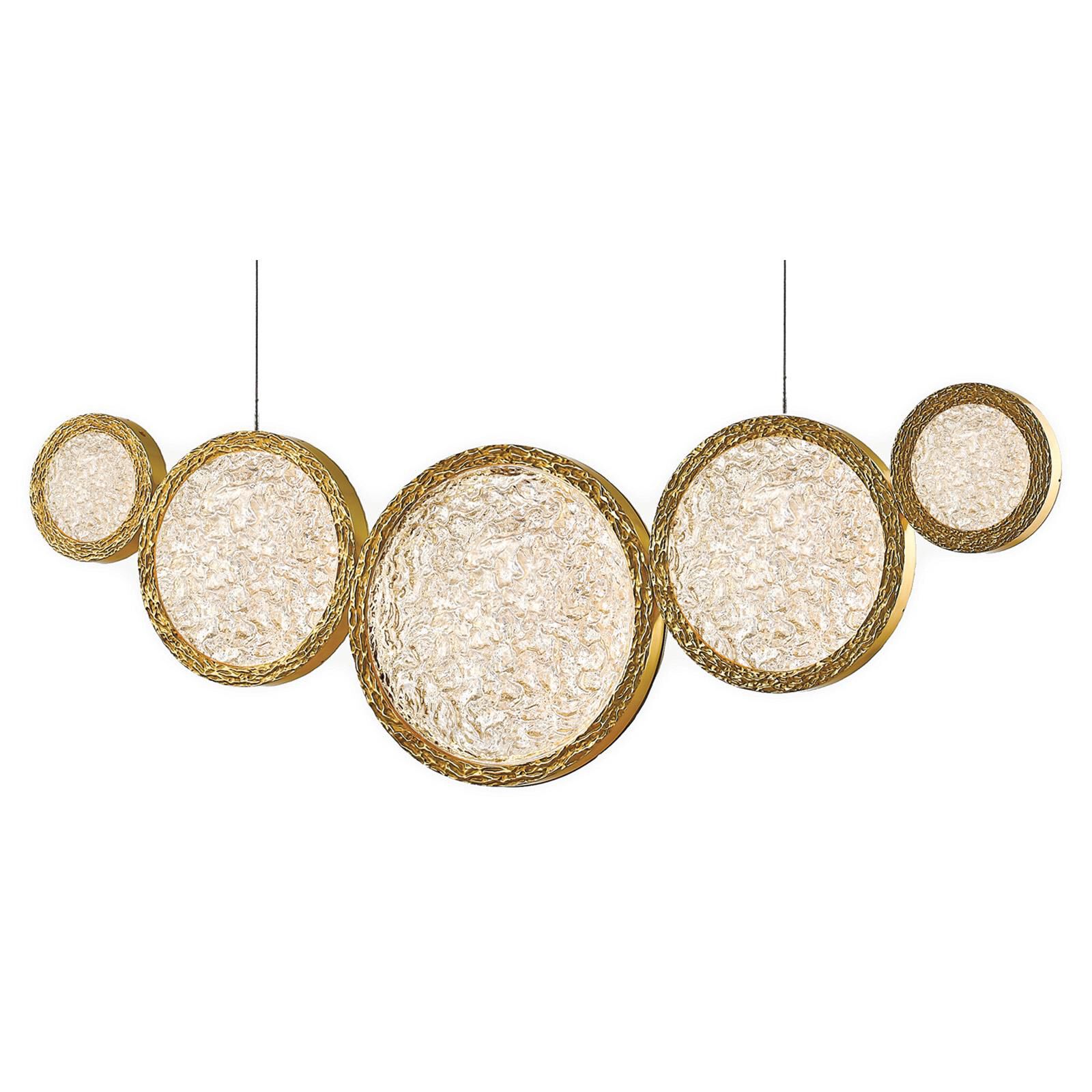 Avenue Lighting Bottega Medium Linear Chandelier Bottega - HF5010-PB - Modern Contemporary
