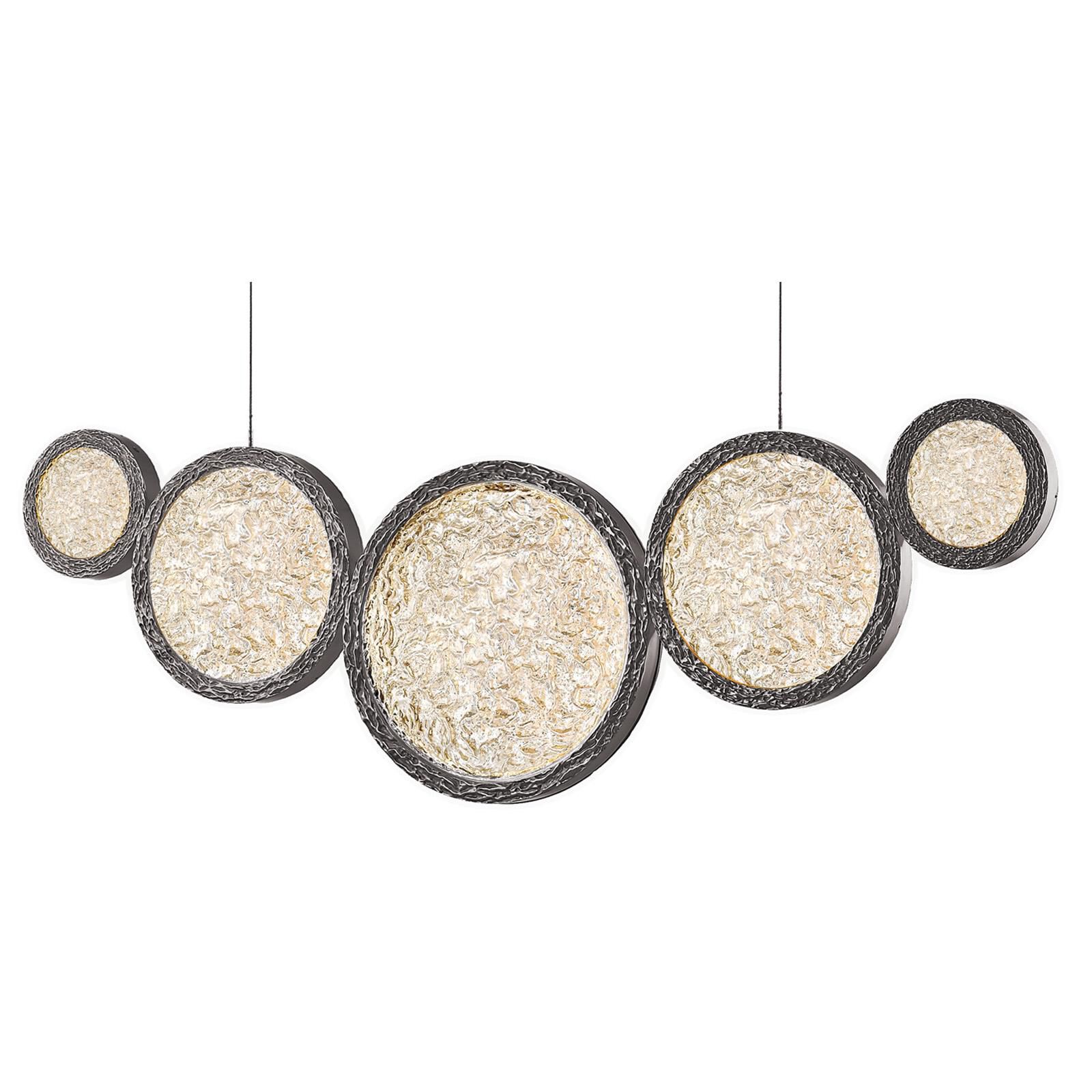 Avenue Lighting Bottega Medium Linear Chandelier Bottega - HF5010-PN - Modern Contemporary