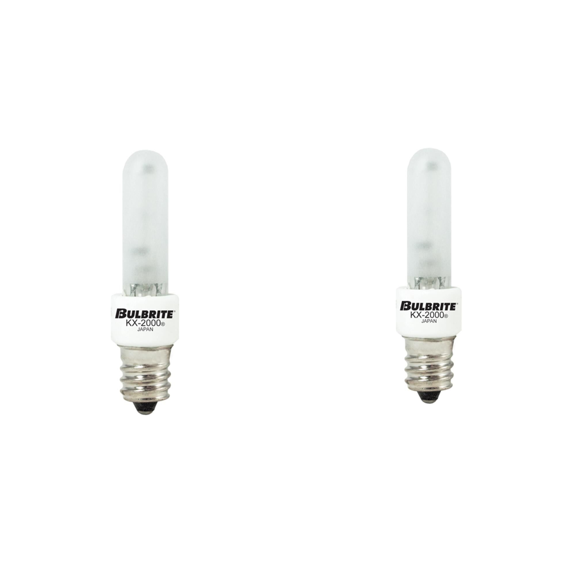 Photos - Light Bulb Bulbrite 60 Watt 2700K T3 Xenon  - KX60FR/E12-2PK KX60FR/E12-2PK