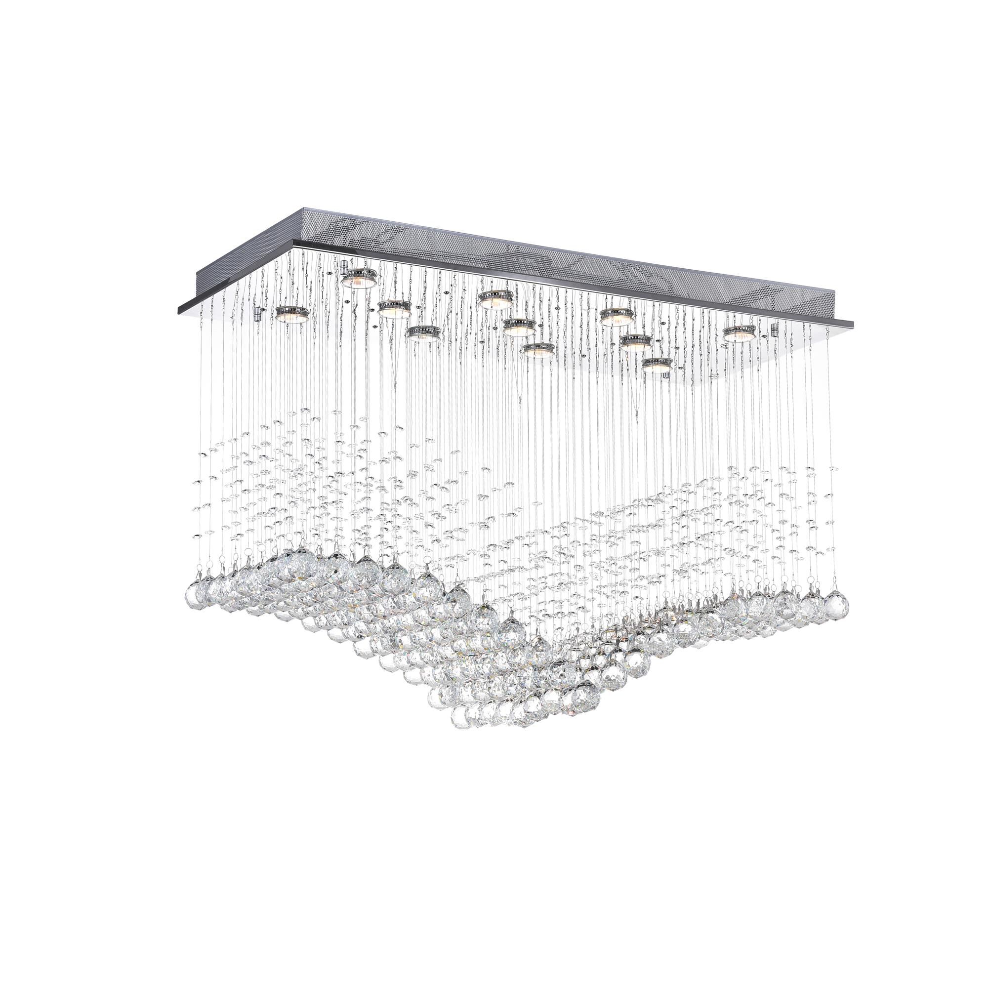 Twinkle 36 Inch 11 Light Linear Suspension Light by CWI Lighting