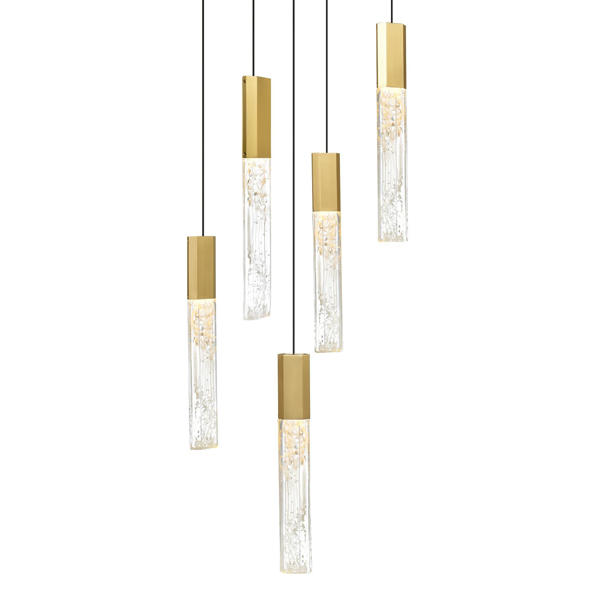 CWI Lighting Greta Multi Light Pendant Greta - 1589P12-5-624 - Modern Contemporary