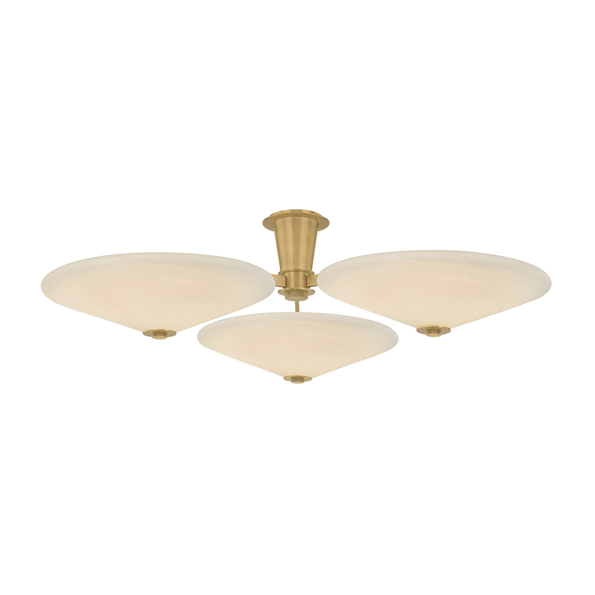 Corbett Lighting Cologne 45 Inch 3 Light Flush Mount Cologne - 521-45-VB - Modern Contemporary