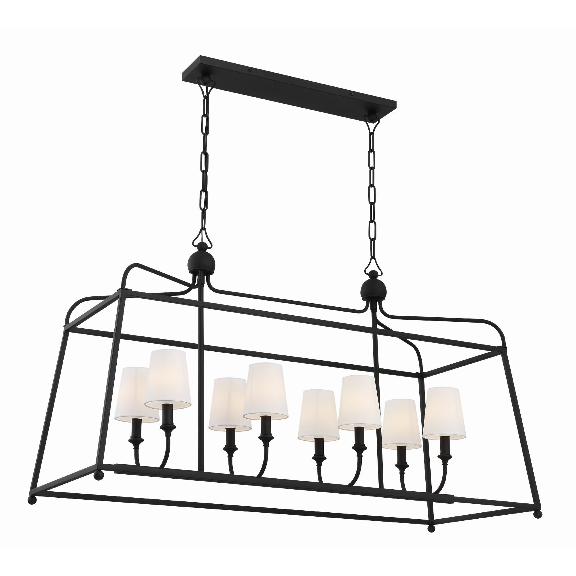 Sylvan 42 Inch 8 Light Linear Suspension Light by Crystorama