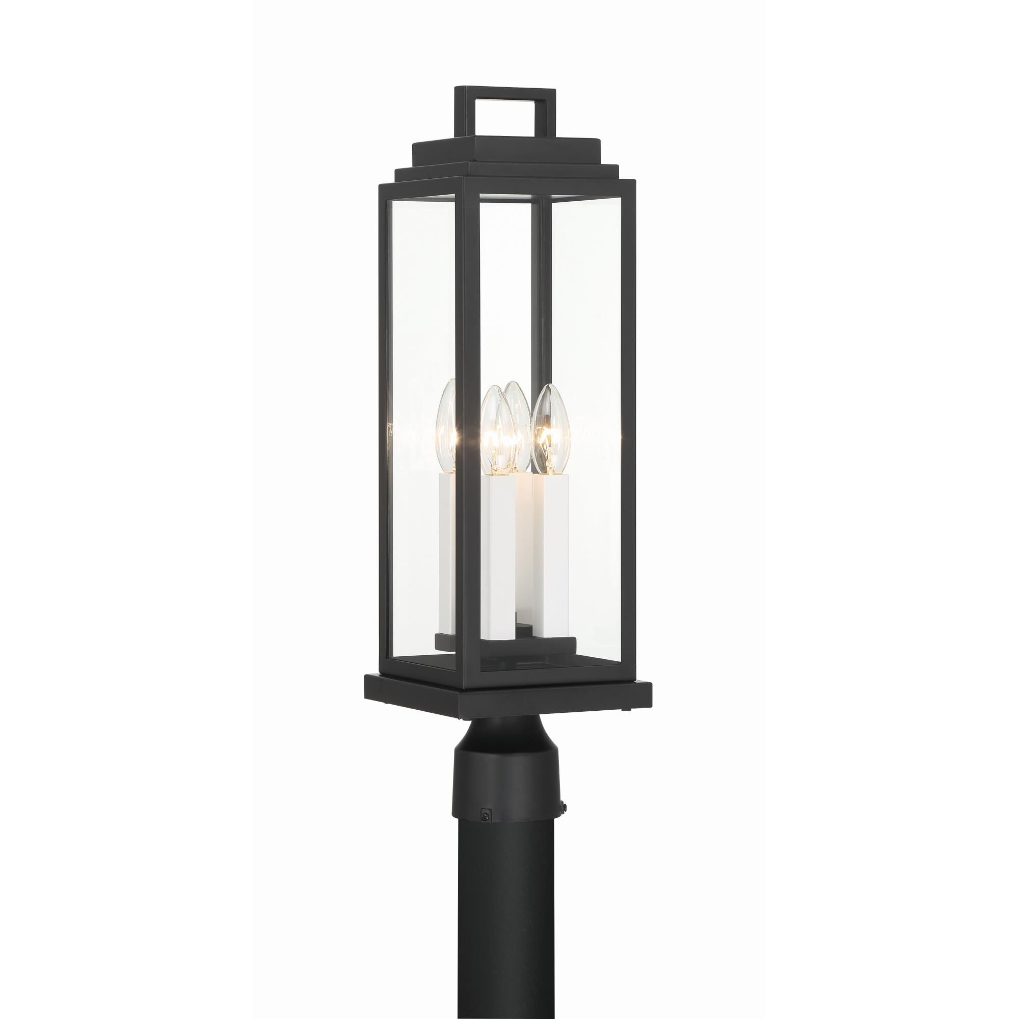 Photos - Floodlight / Garden Lamps Crystorama Aspen 22 Inch Tall 4 Light Outdoor Post Lamp Aspen - ASP-8919-M