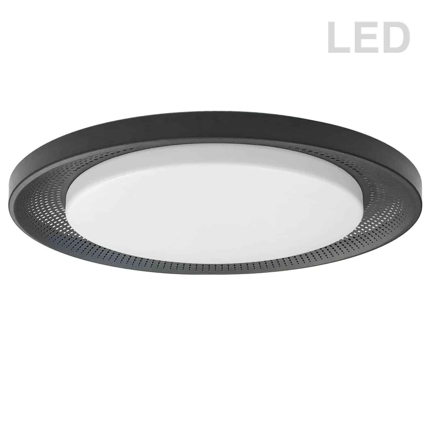 Dainolite Boullier 17 Inch 1 Light LED Flush Mount Boullier - BLL-1730LEDFH-MB - Modern Contemporary