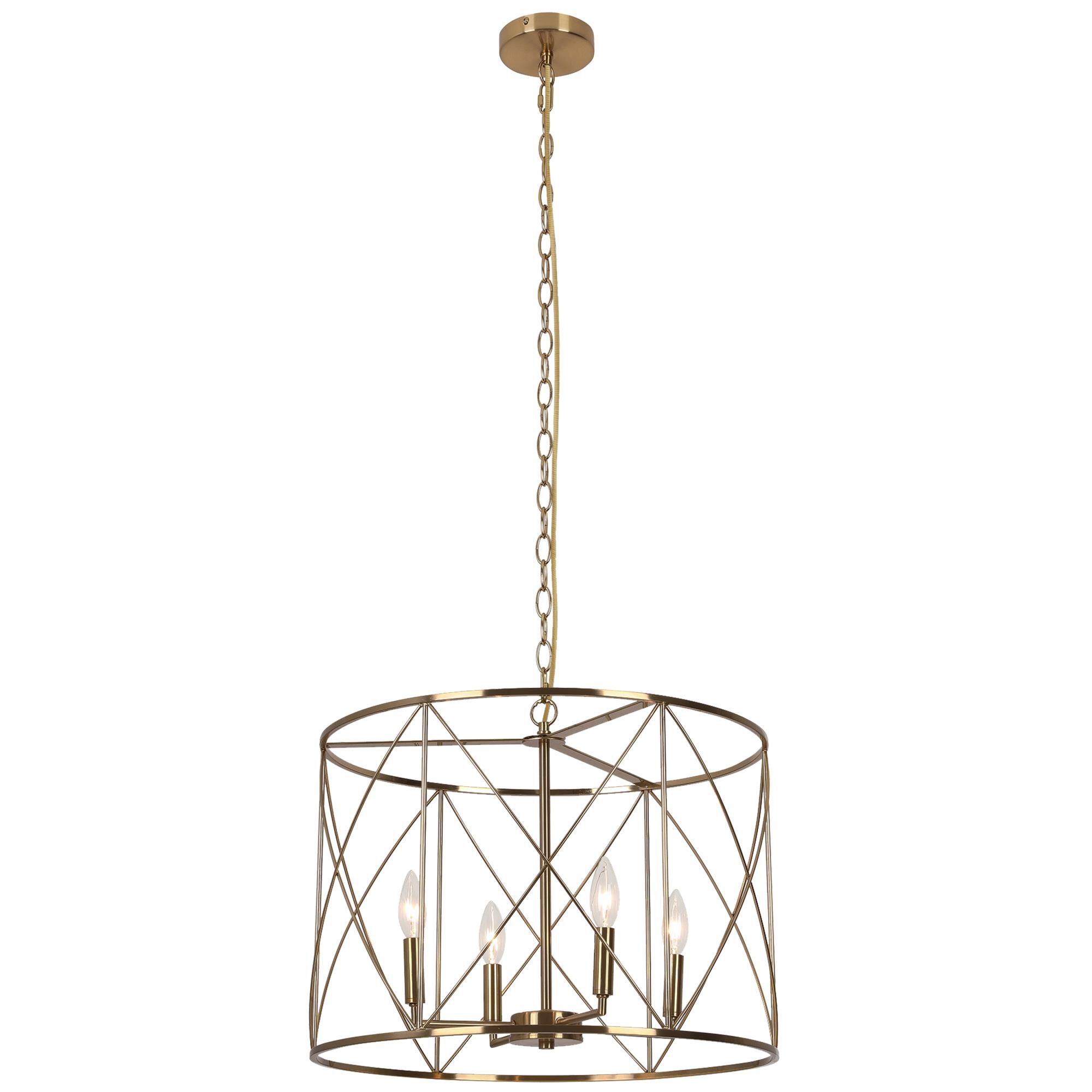 Calah 20 Inch 4 Light Mini Chandelier by Dainolite