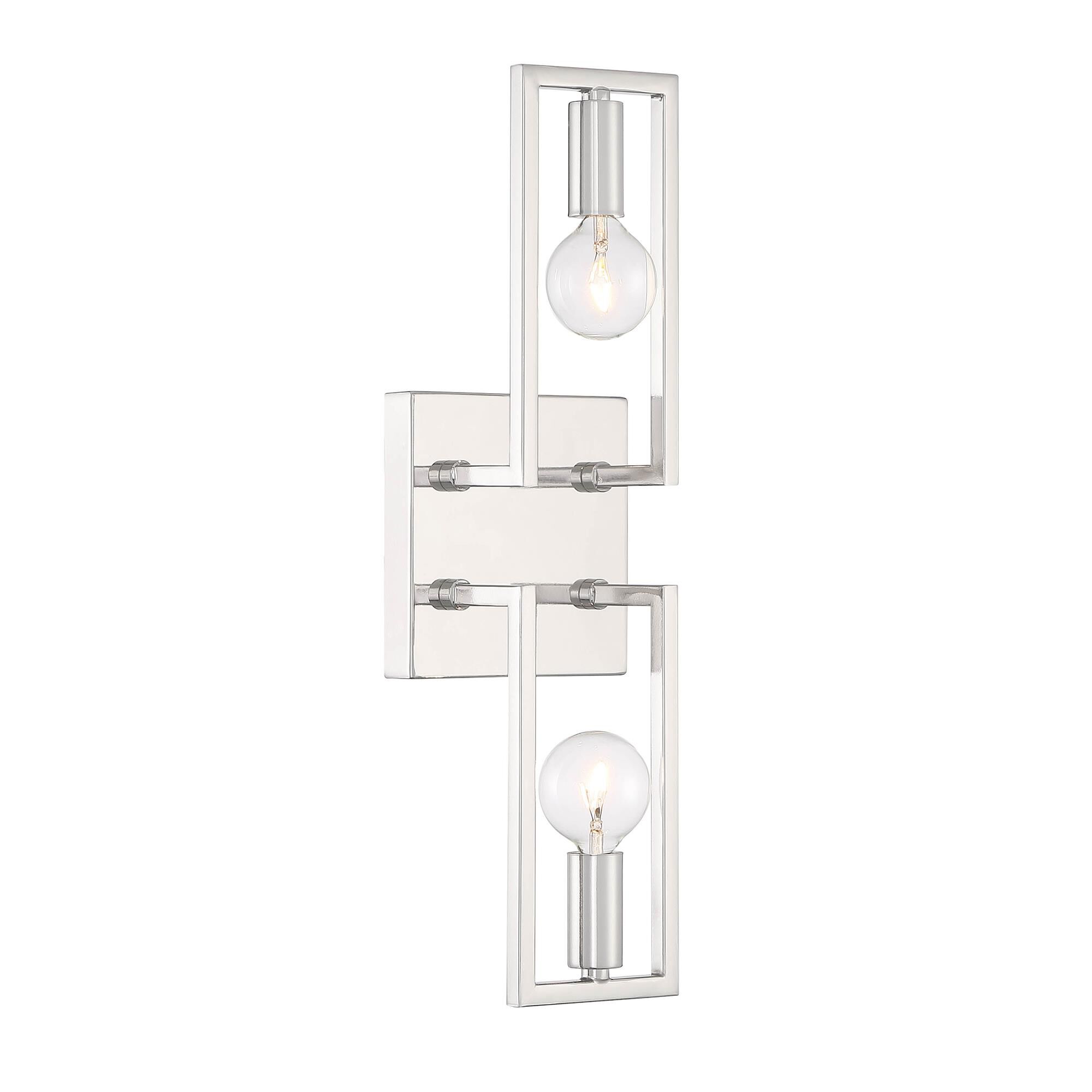 Photos - Chandelier / Lamp Designers Fountain Finni 16 Inch Wall Sconce Finni - D271C-2WS-PN - Modern Contemporary D271C-2WS-PN