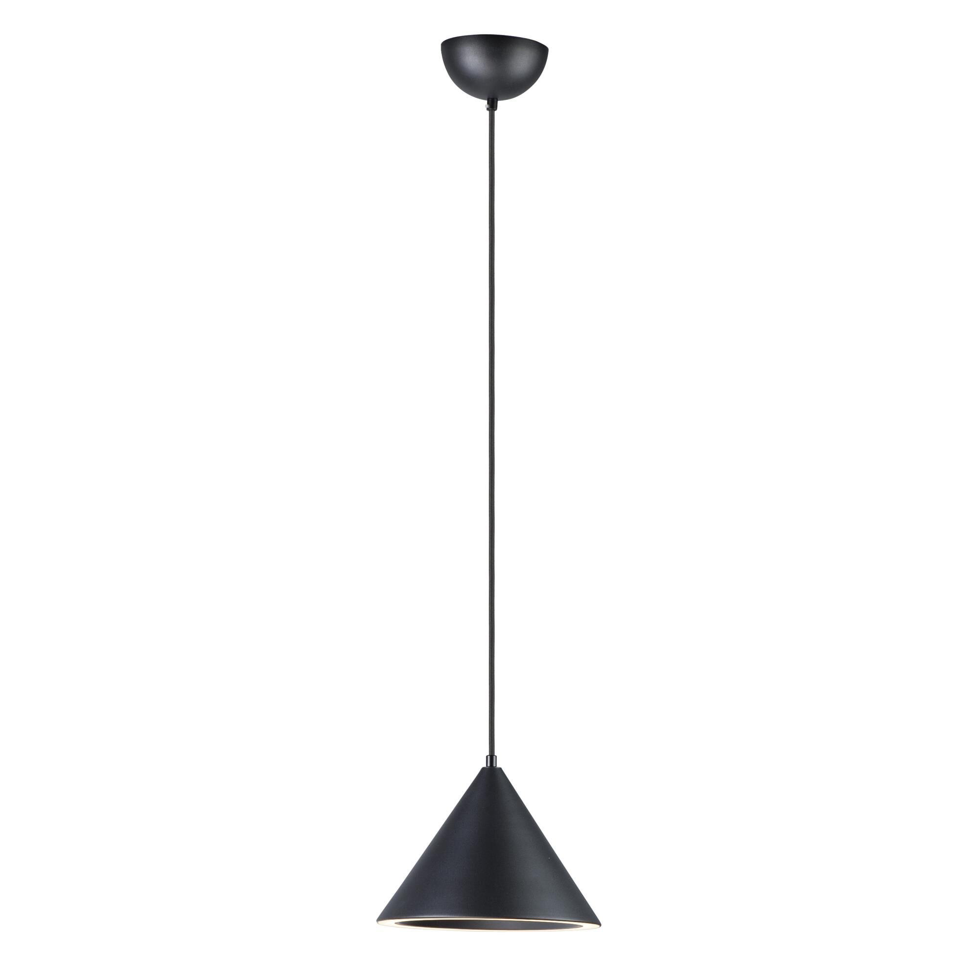 Photos - Chandelier / Lamp ET2 Lighting Abyss 9 Inch LED Mini Pendant Abyss - E20082-BK - Transitional E20082-BK