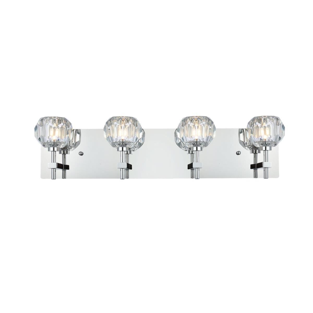 Graham 25 Inch 4 Light LED Bath Vanity Light by Elegant Lighting