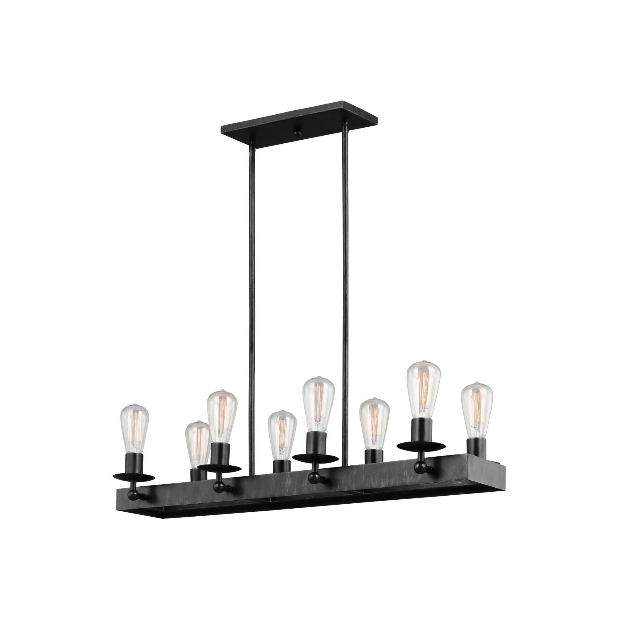 Ravenwood Manor 34 Inch 8 Light Mini Chandelier by Generation Lighting