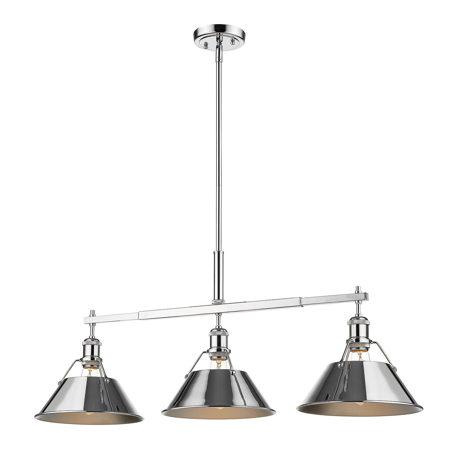 Orwell 36 Inch Linear Suspension Light by Golden Lighting