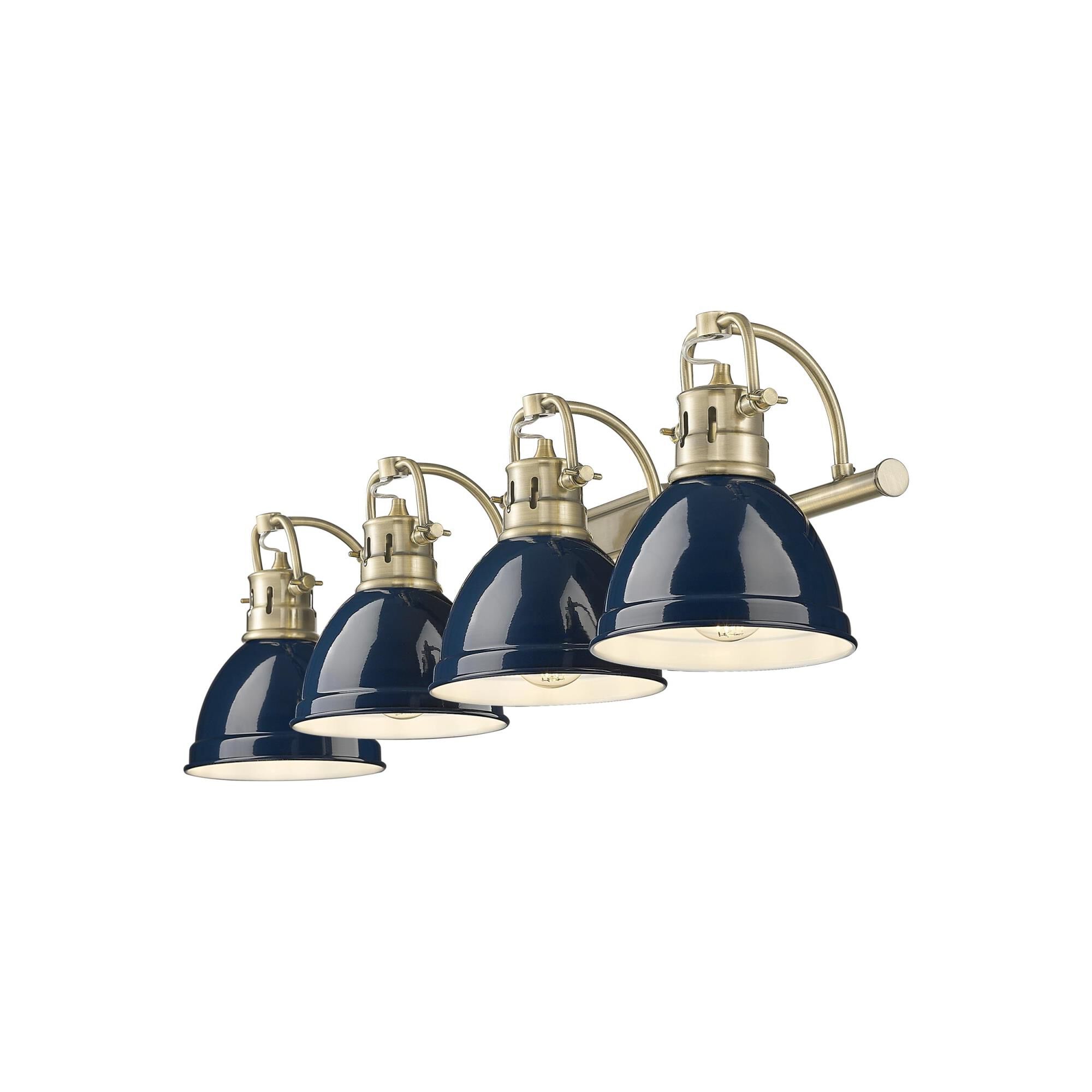 Golden Lighting Duncan Bath Vanity Light Duncan - 3602-BA4 AB-NVY - Transitional