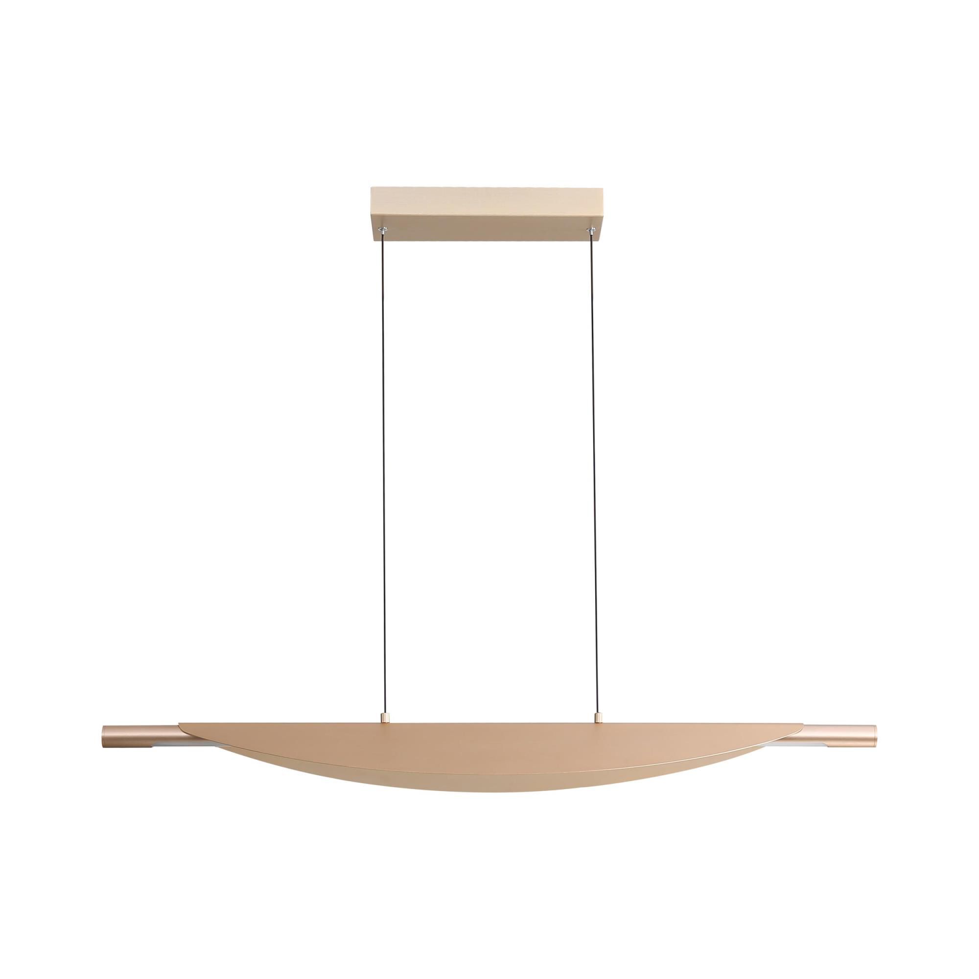 Golden Lighting Luma Medium Linear Chandelier Luma - 6400-LP42 FRG - Modern Contemporary