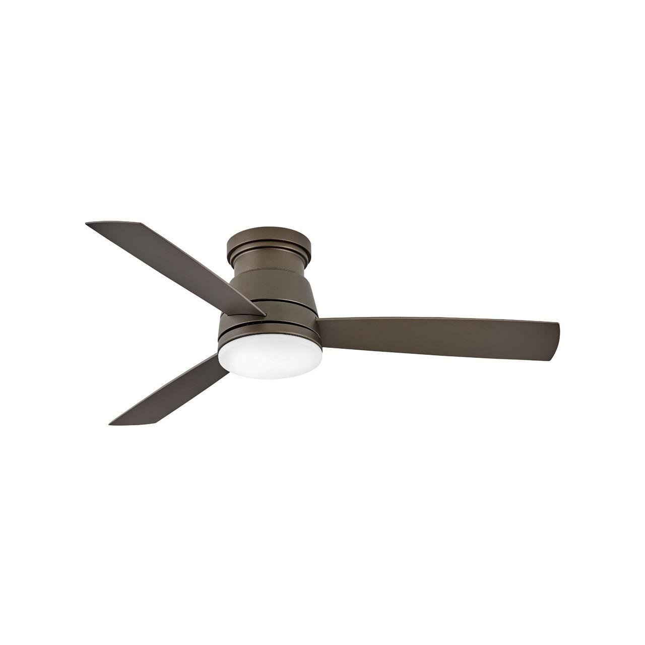 Photos - Fan Hinkley Lighting Trey Outdoor Rated 52 Inch Ceiling  with Light Kit Tre 