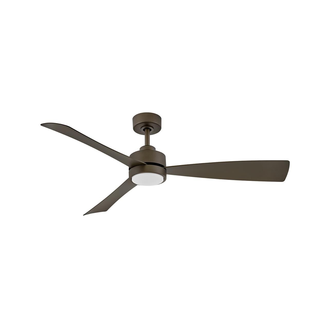 Hinkley Lighting Coastal Elements Iver Outdoor Rated 56 Inch Ceiling Fan with Light Kit Iver - 905756FMM-LWDK - Modern Contemporary