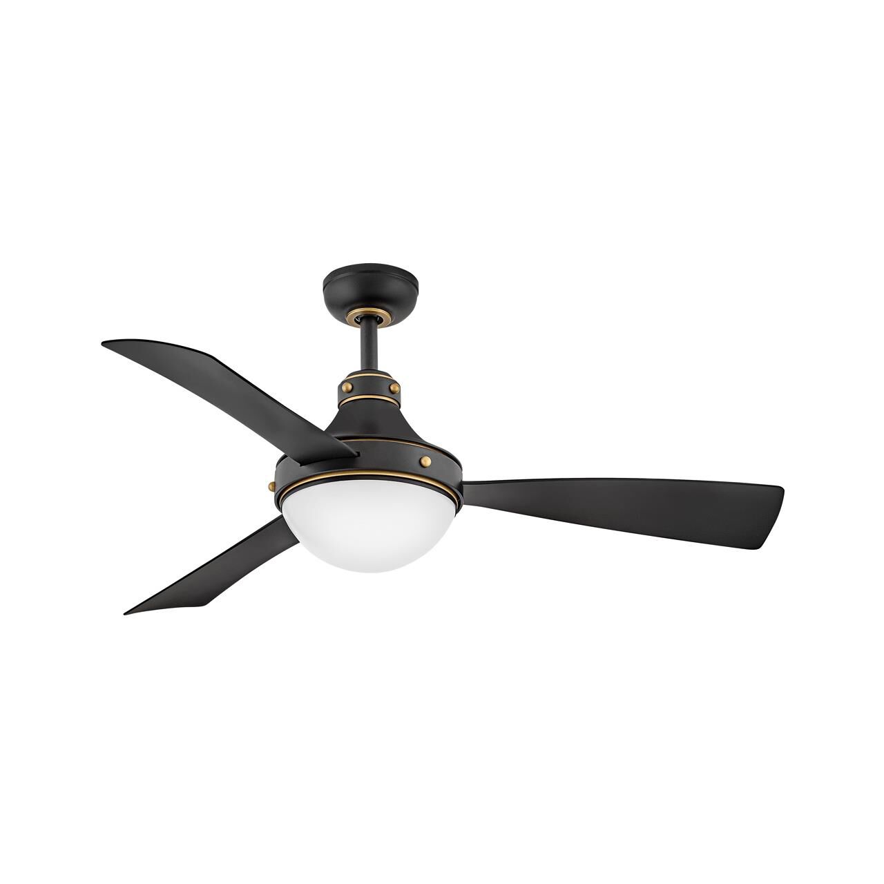 Photos - Fan Hinkley Lighting Oliver Outdoor Rated 50 Inch Ceiling  with Light Kit O 