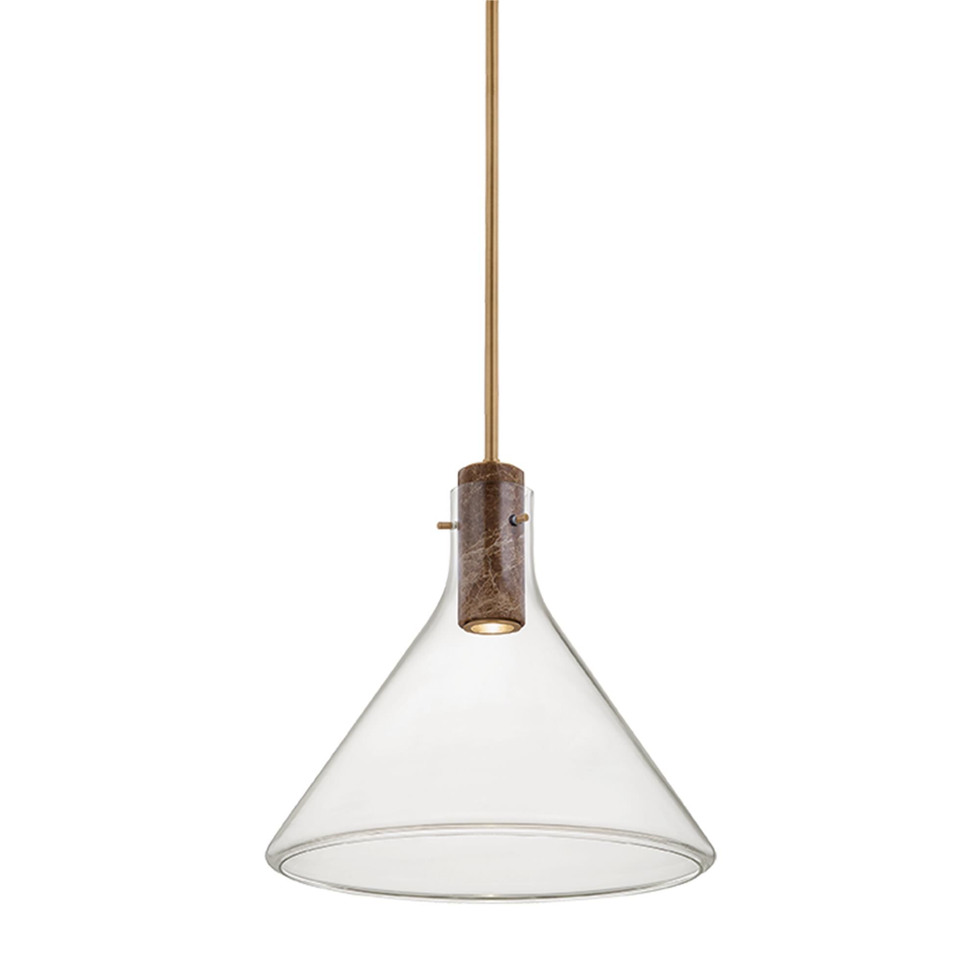 Hudson Valley Lighting West Hill 20 Inch Large Pendant West Hill - 1619-PBR - Modern Contemporary